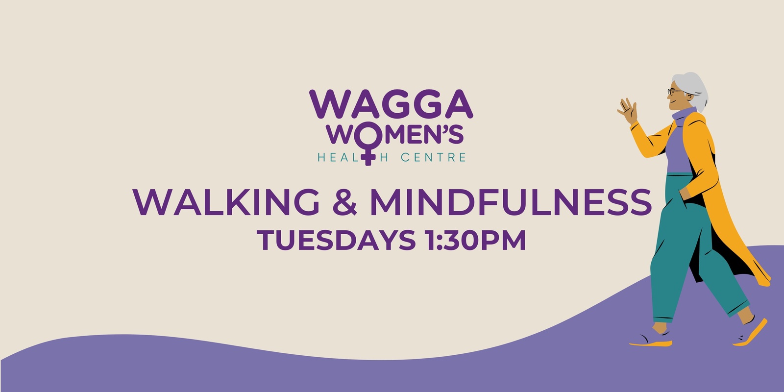 Banner image for Walking & Mindfulness at Wagga Womens Health Centre