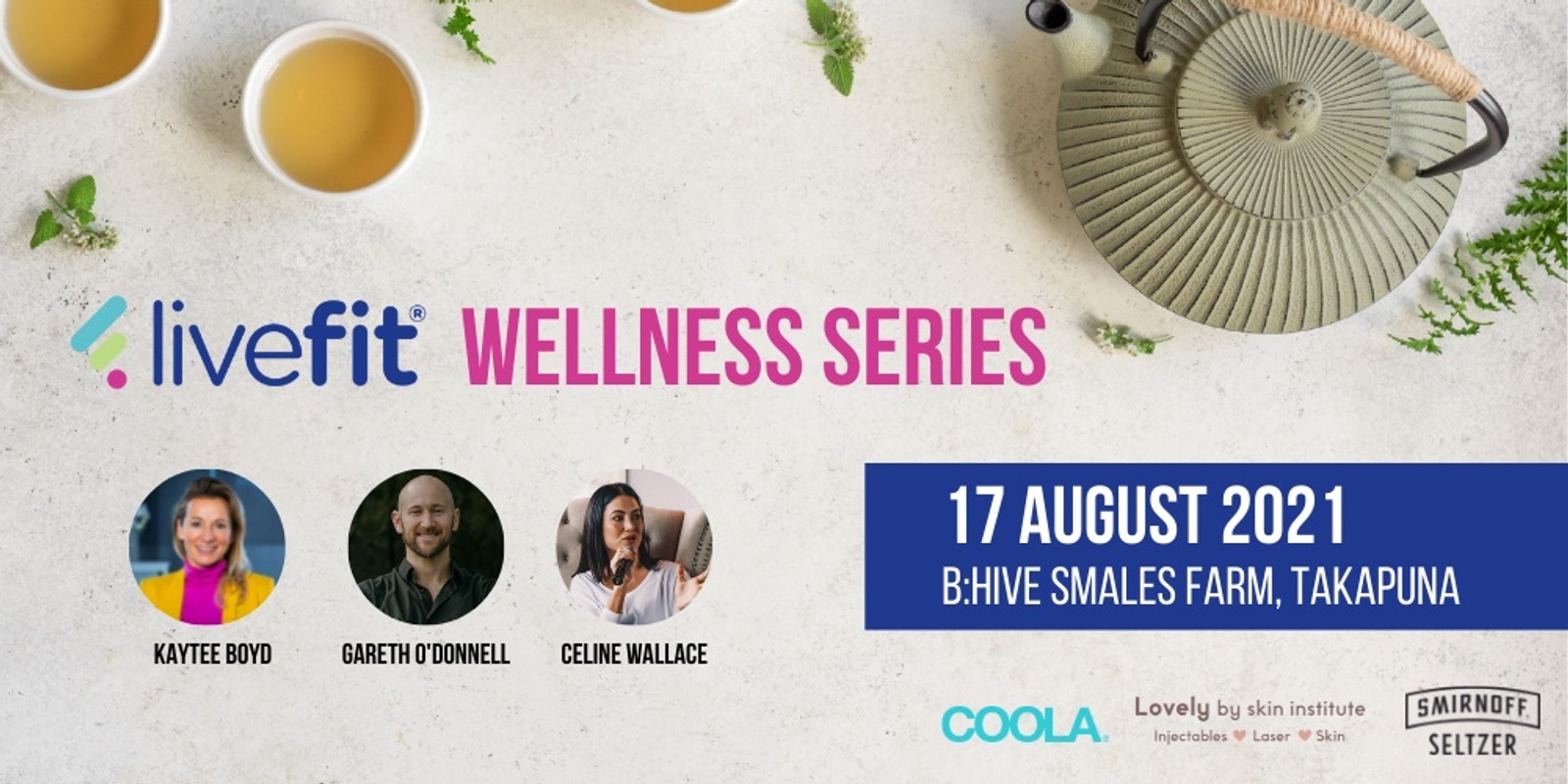 Banner image for LiveFit Wellness Series - 17 August 2021