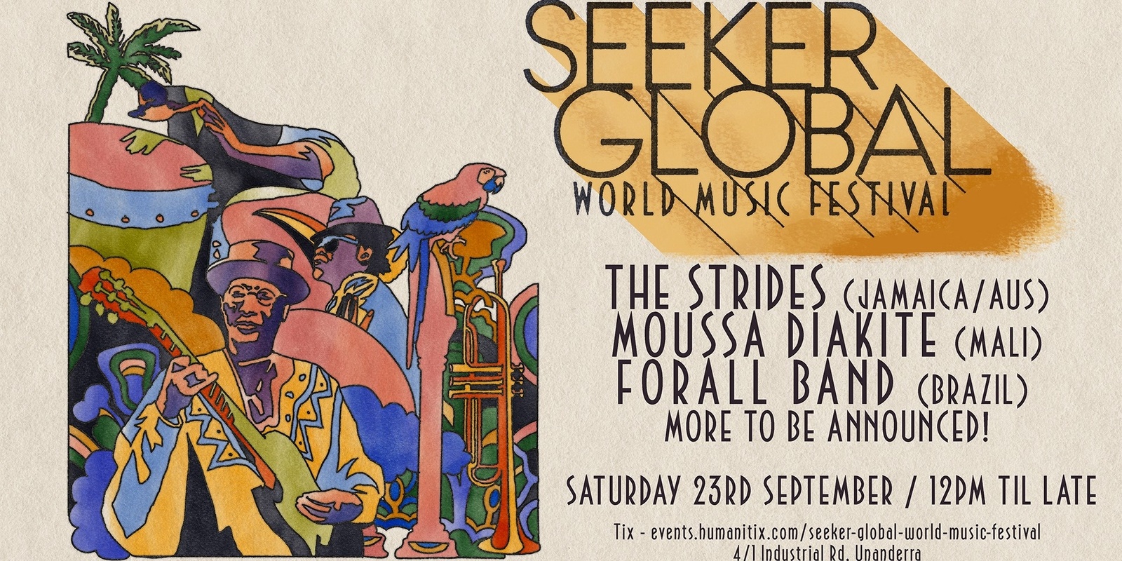 Banner image for Seeker Global - World Music Festival