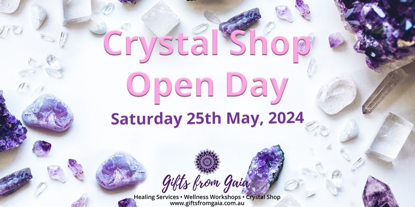 Banner image for Crystal Shop Open Day