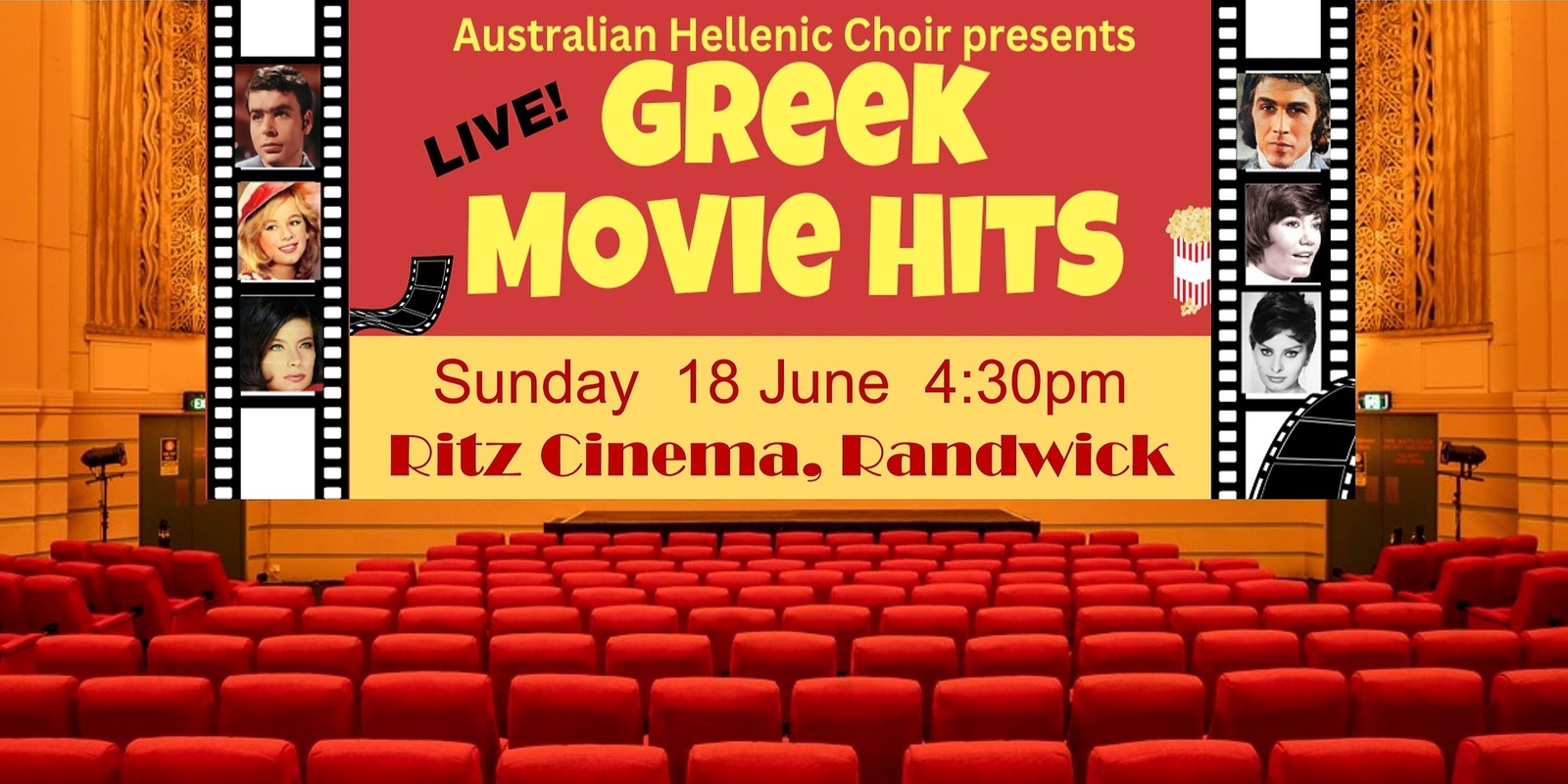 Banner image for Golden Age of Greek Cinema Movie Hit Songs