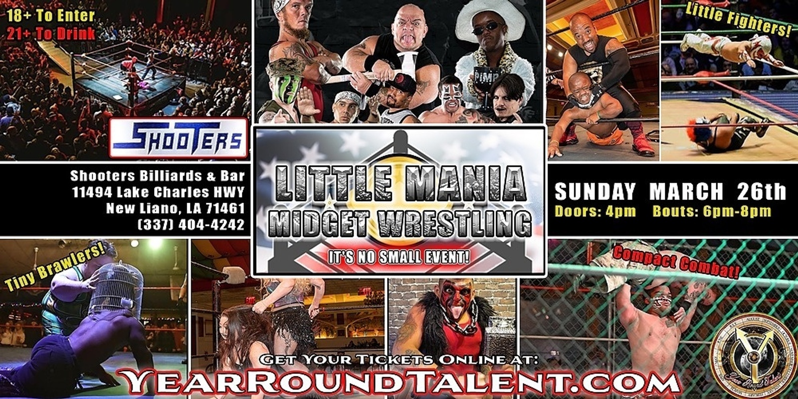 Banner image for Leesville, LA - Little Mania Micro Wrestlers Rip Through the Ring!