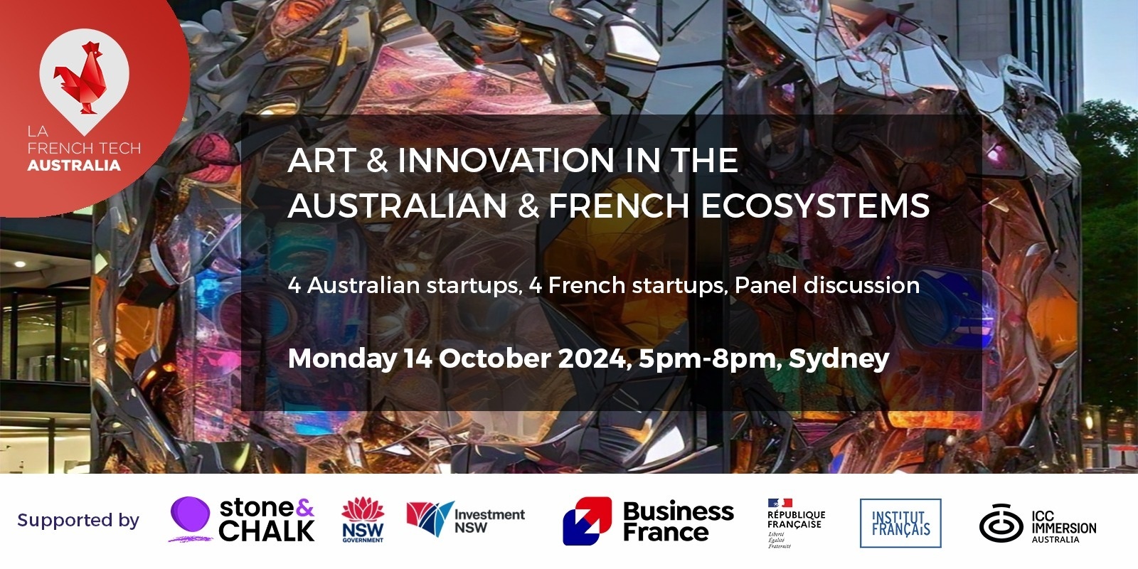 Banner image for Art and Innovation in the Australian and French ecosystems