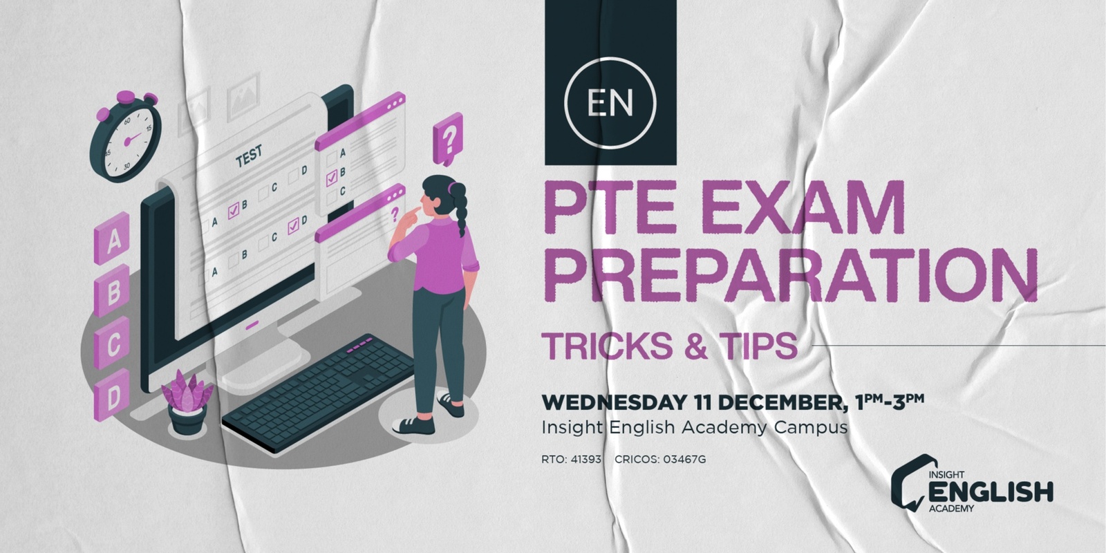 Banner image for PTE Exam Preparation