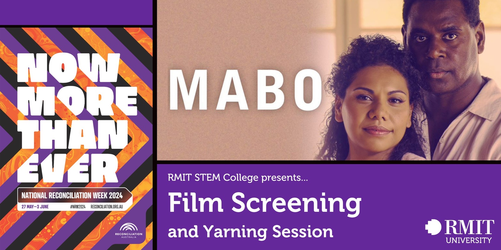 Banner image for NRW 2024: Mabo - A STEM College Film Screening and Yarning Session