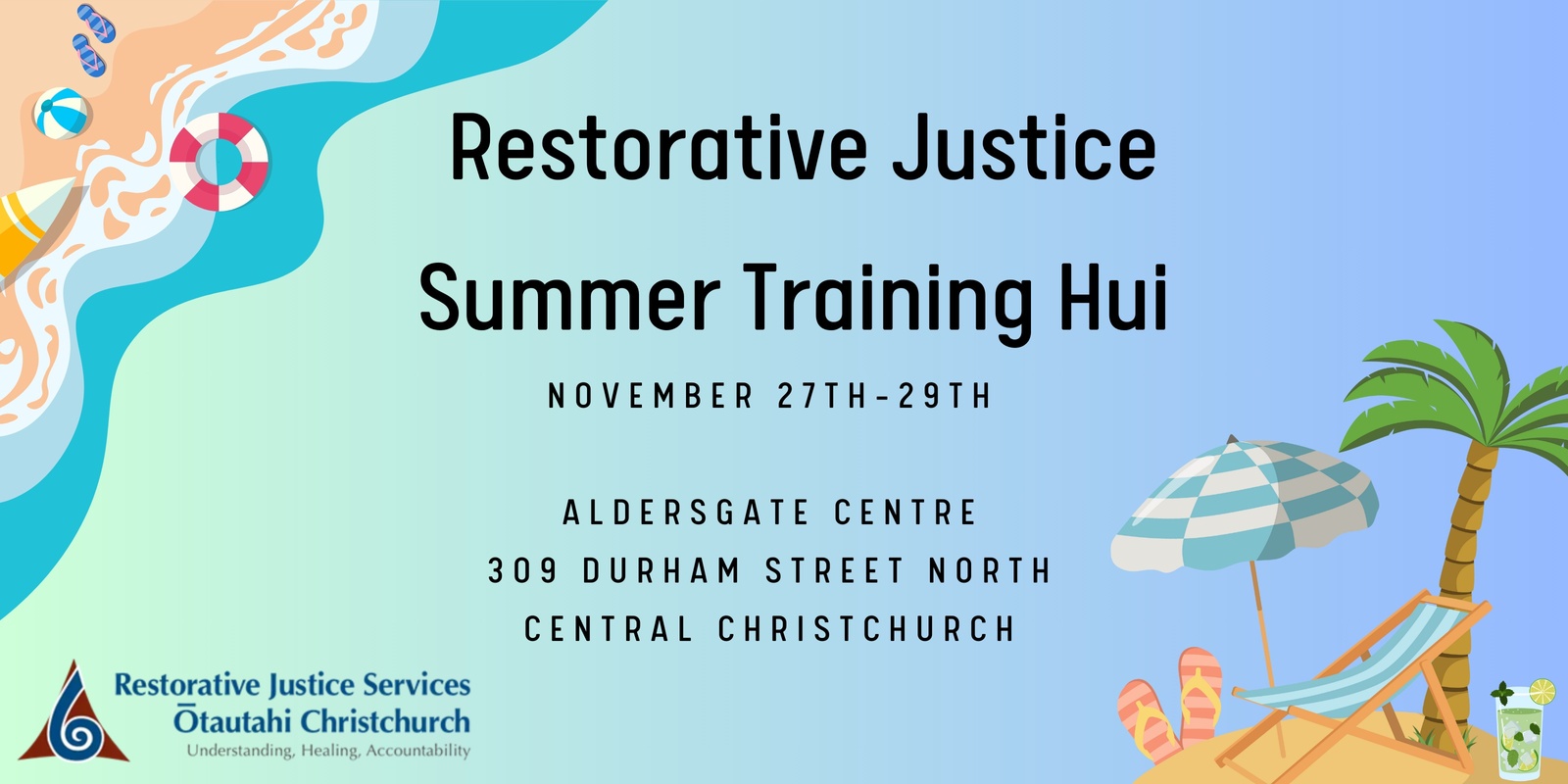 Banner image for Restorative Justice Summer Training Hui