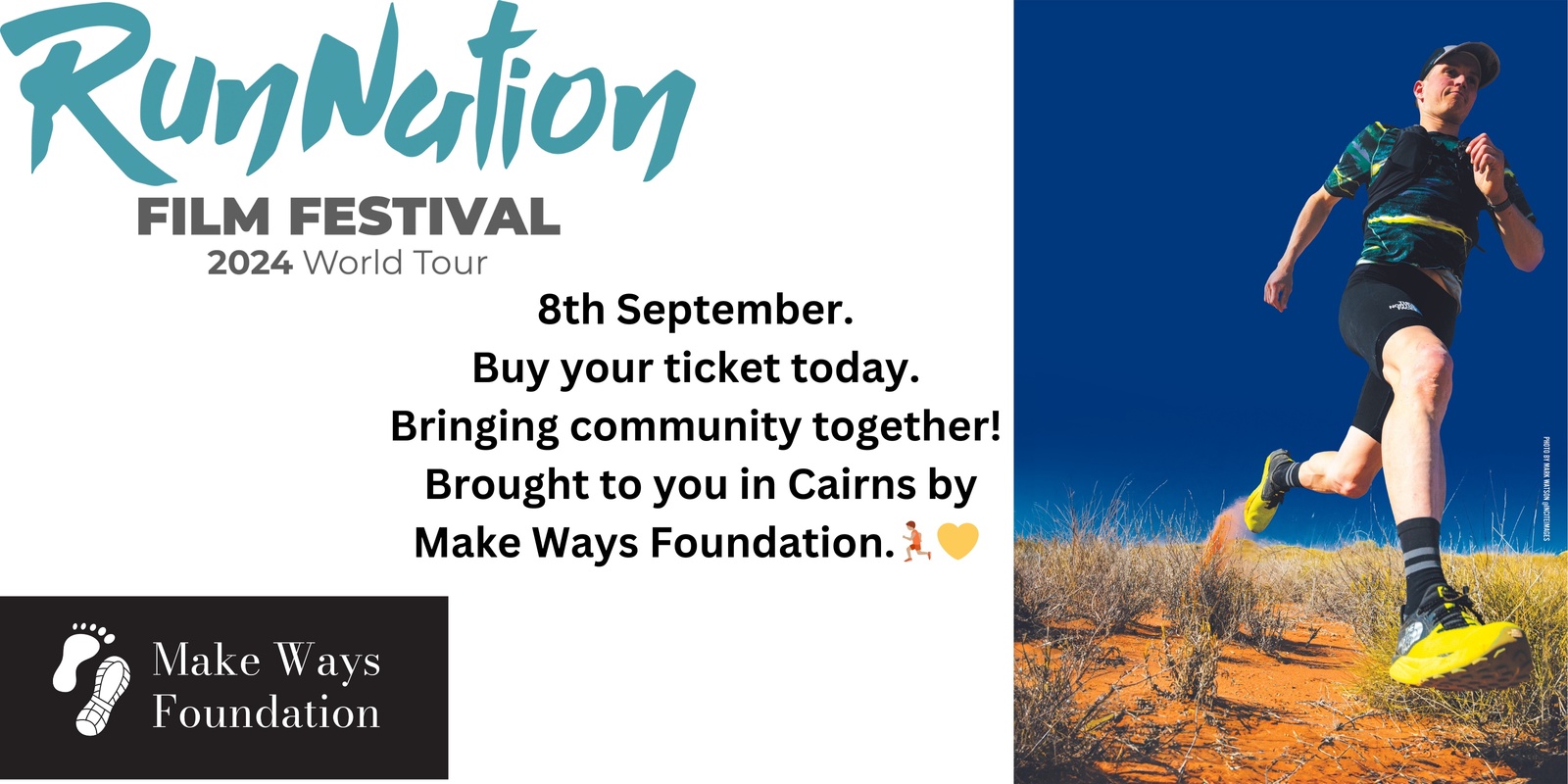 Banner image for Run Nation Film Festival - Make Ways Foundation Fundraiser 