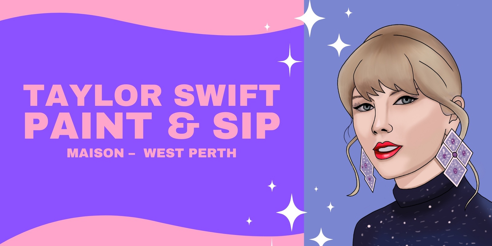 Banner image for Taylor Swift Paint and Sip - ALL AGES - Sep 15