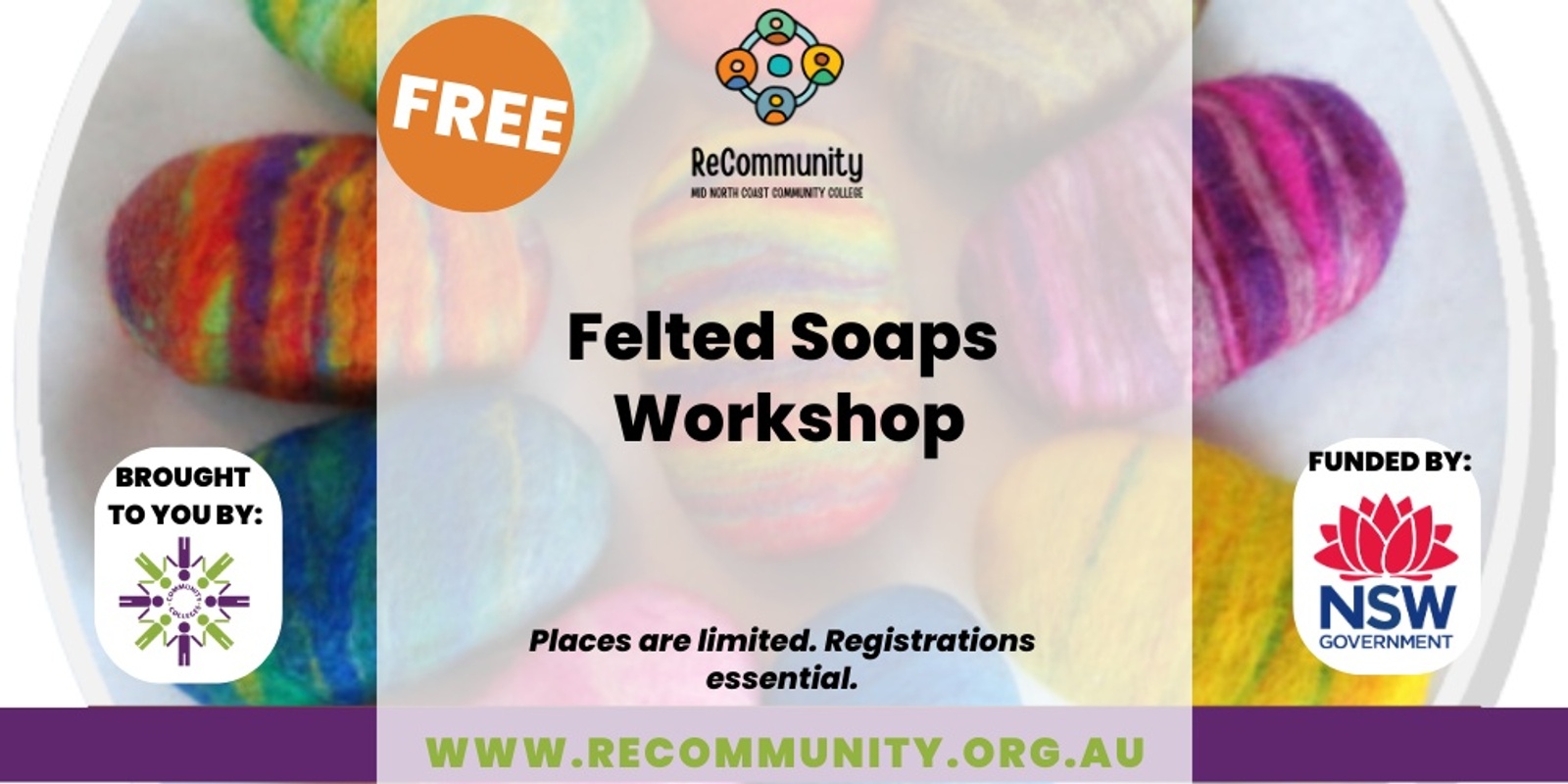 Banner image for Felted Soaps |WAUCHOPE