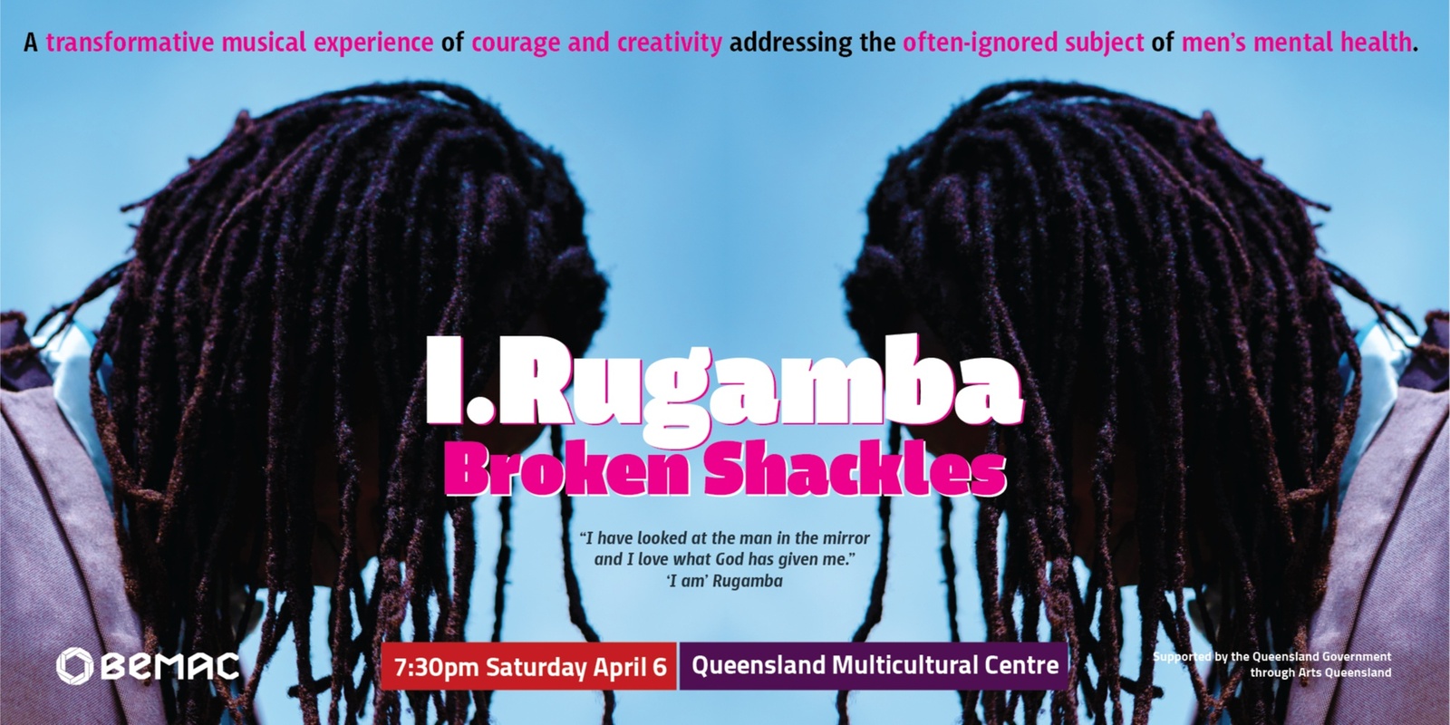 Banner image for BEMAC Live - I.Rugamba: Broken Shackles
