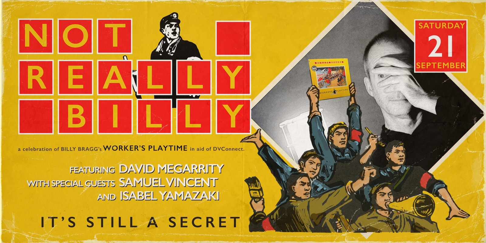 Banner image for Not Really Billy: a celebration of Billy Bragg’s Workers Playtime