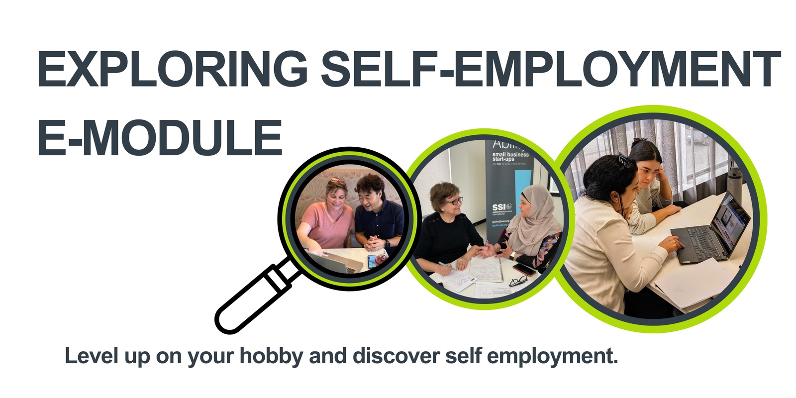 Banner image for Exploring self-employment e-module