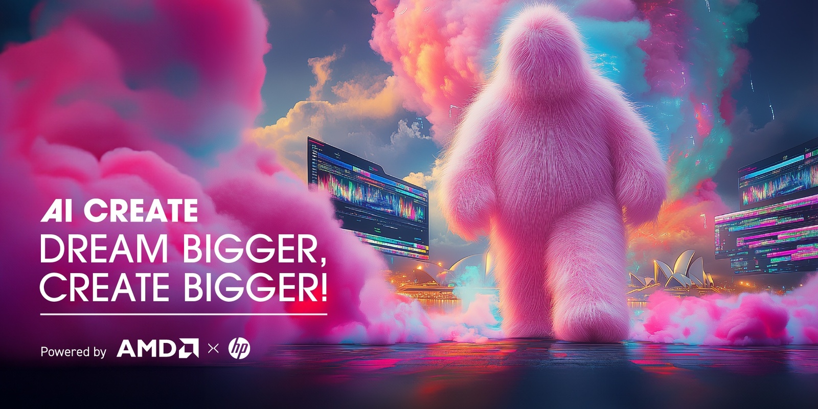 Banner image for AI CREATE Powered by AMD: Dream Bigger, Create Bigger