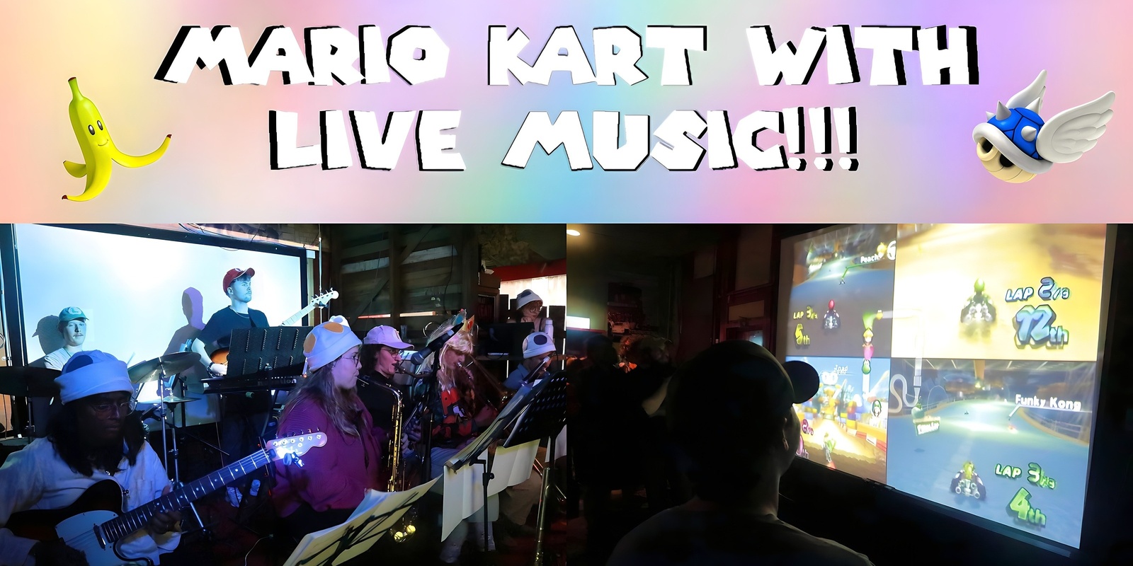 Banner image for Mario Kart Live! Mario Kart With Music From a Live Band!