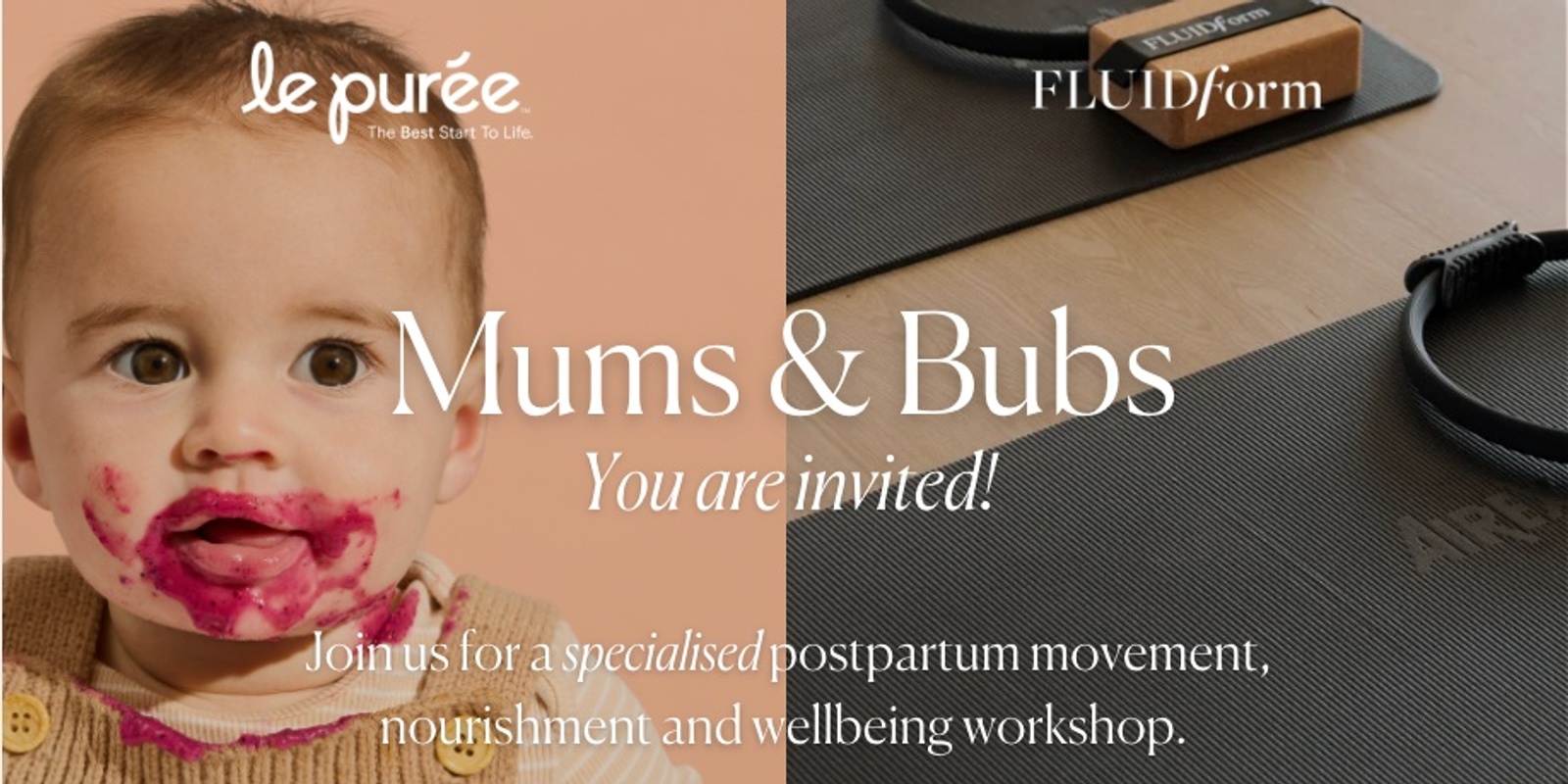 Banner image for Mums & Bubs with Le Puree & Fluidform