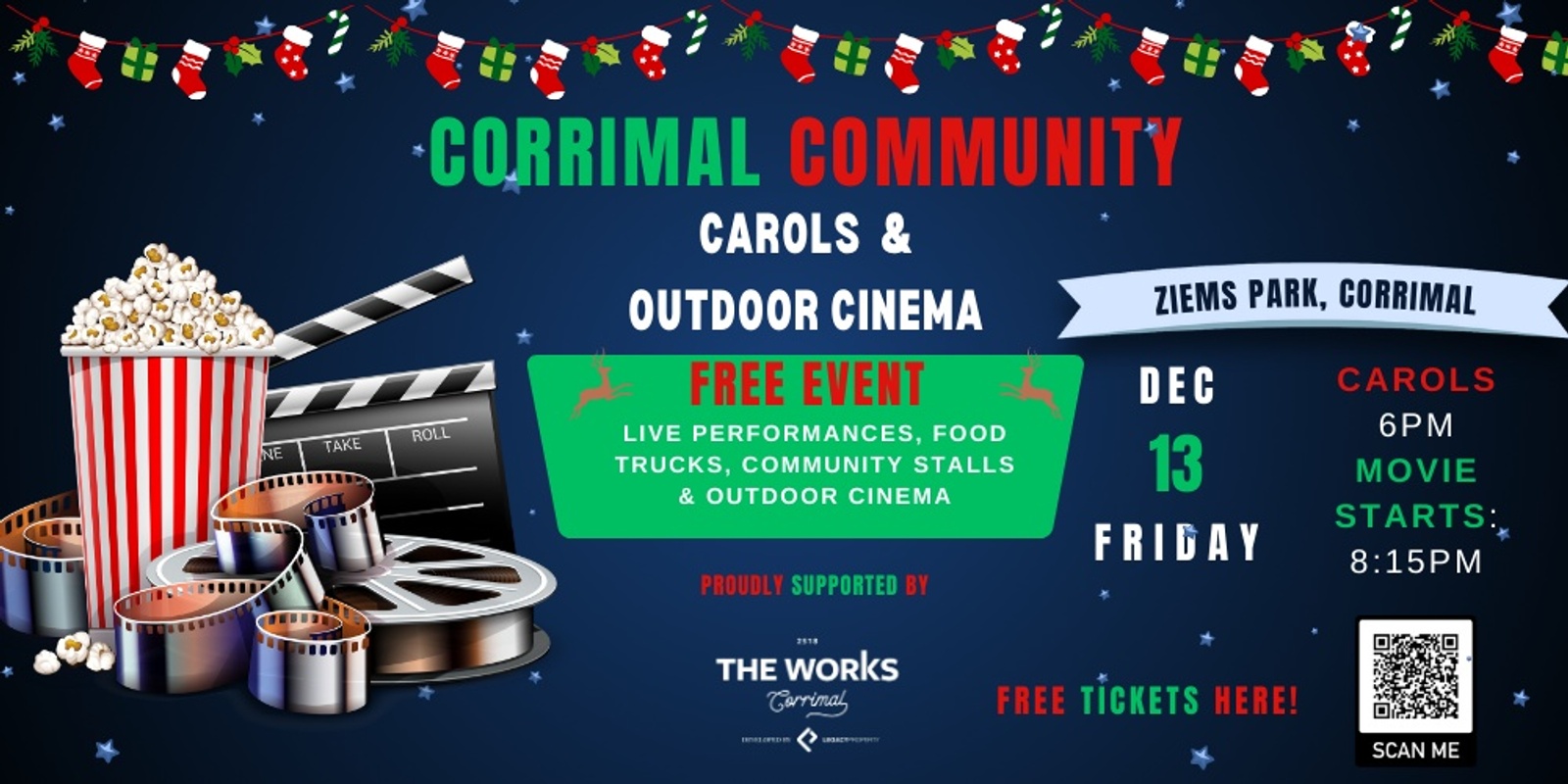 Banner image for Corrimal Community Carols & Outdoor Cinema (FREE!)