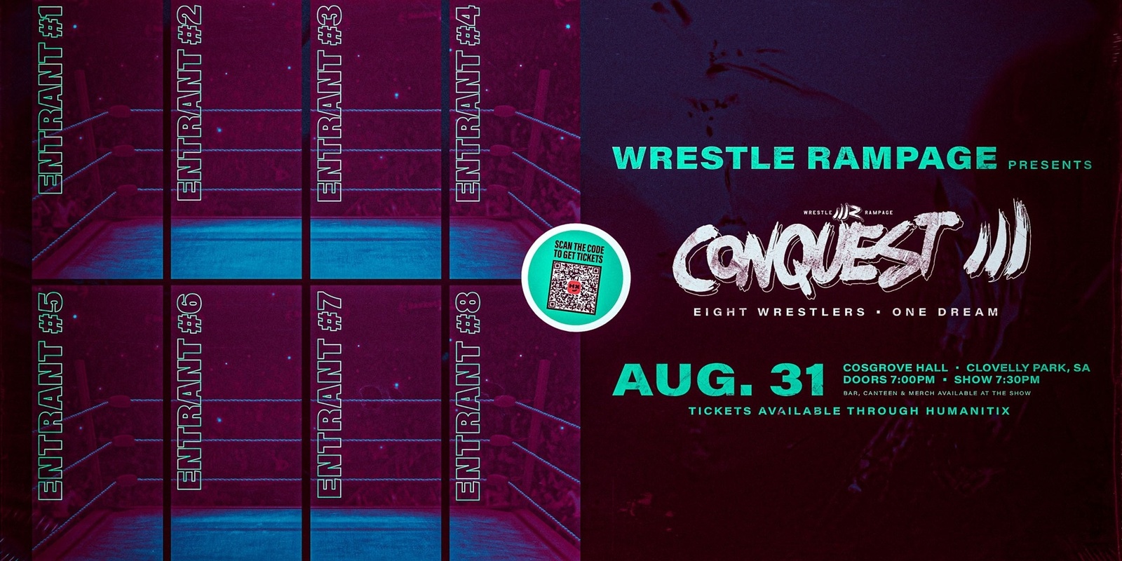 Banner image for Wrestle Rampage: Conquest 3 (All ages)