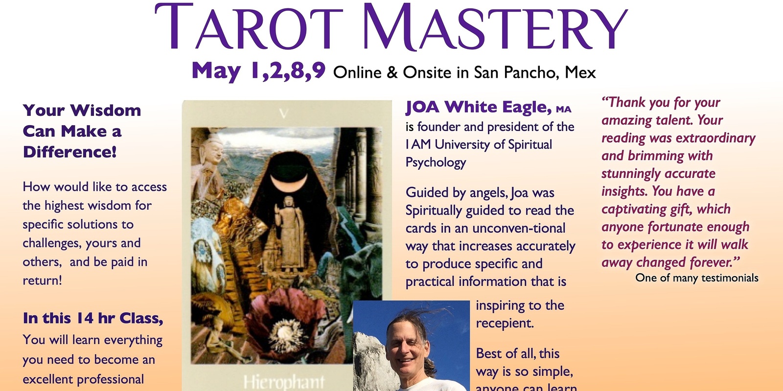 Banner image for Tarot Card Mastery