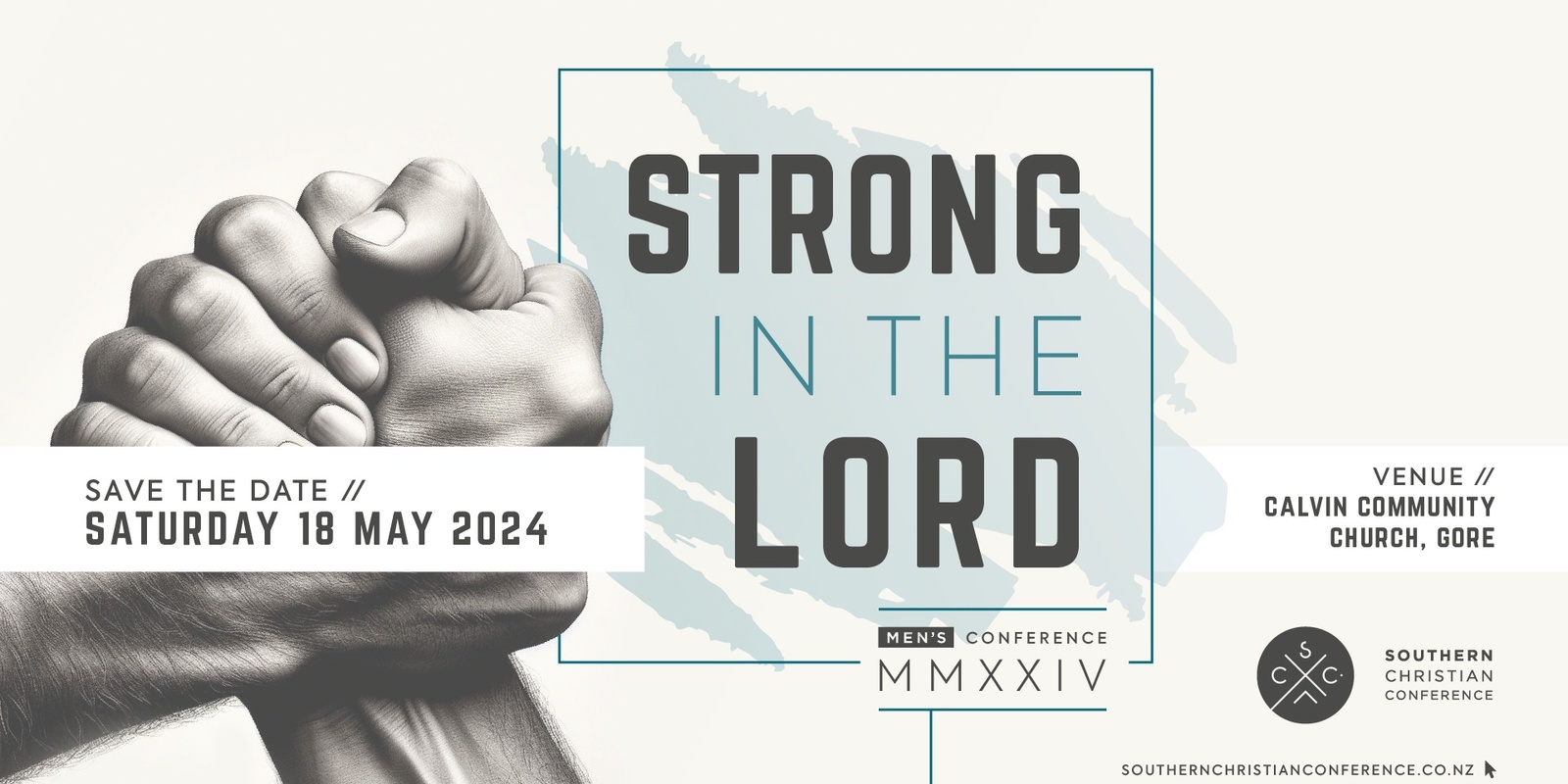 Banner image for "Strong in the Lord" Men's Conference 2024