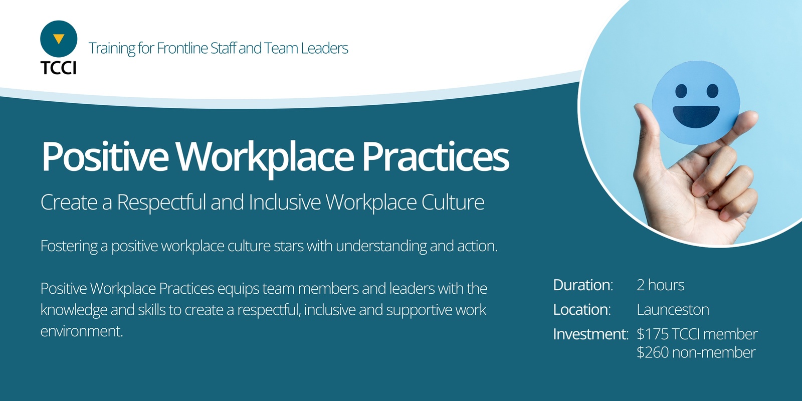 Banner image for Positive Workplace Practices (Launceston)