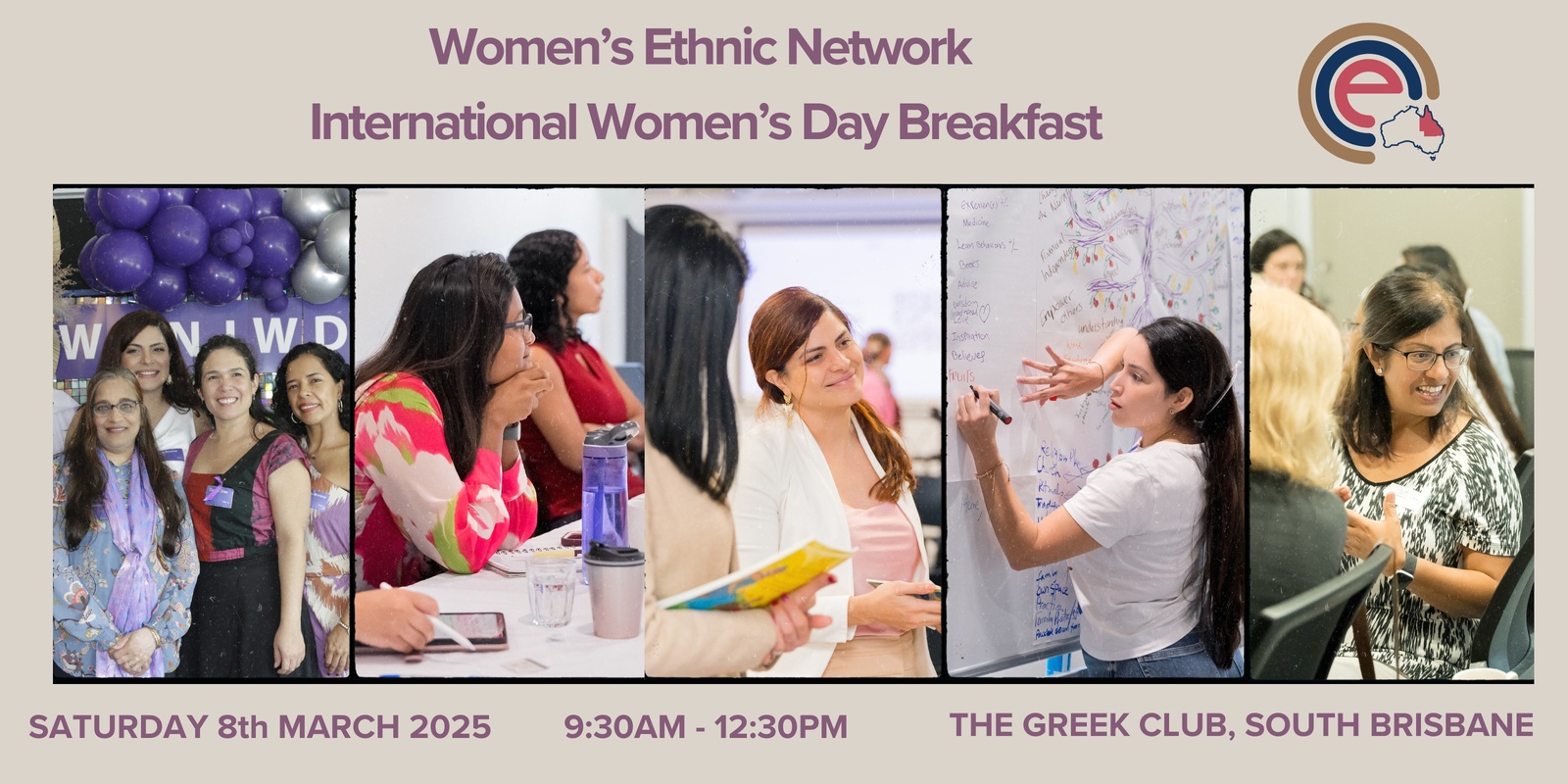 Banner image for Women's Ethnic Network International Women's Day Breakfast 2025