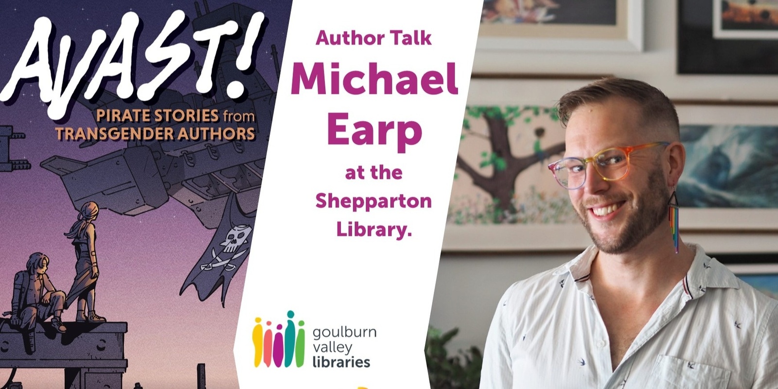 Banner image for Author Talk - Michael Earp at Shepparton Library | Fri 8 Nov 