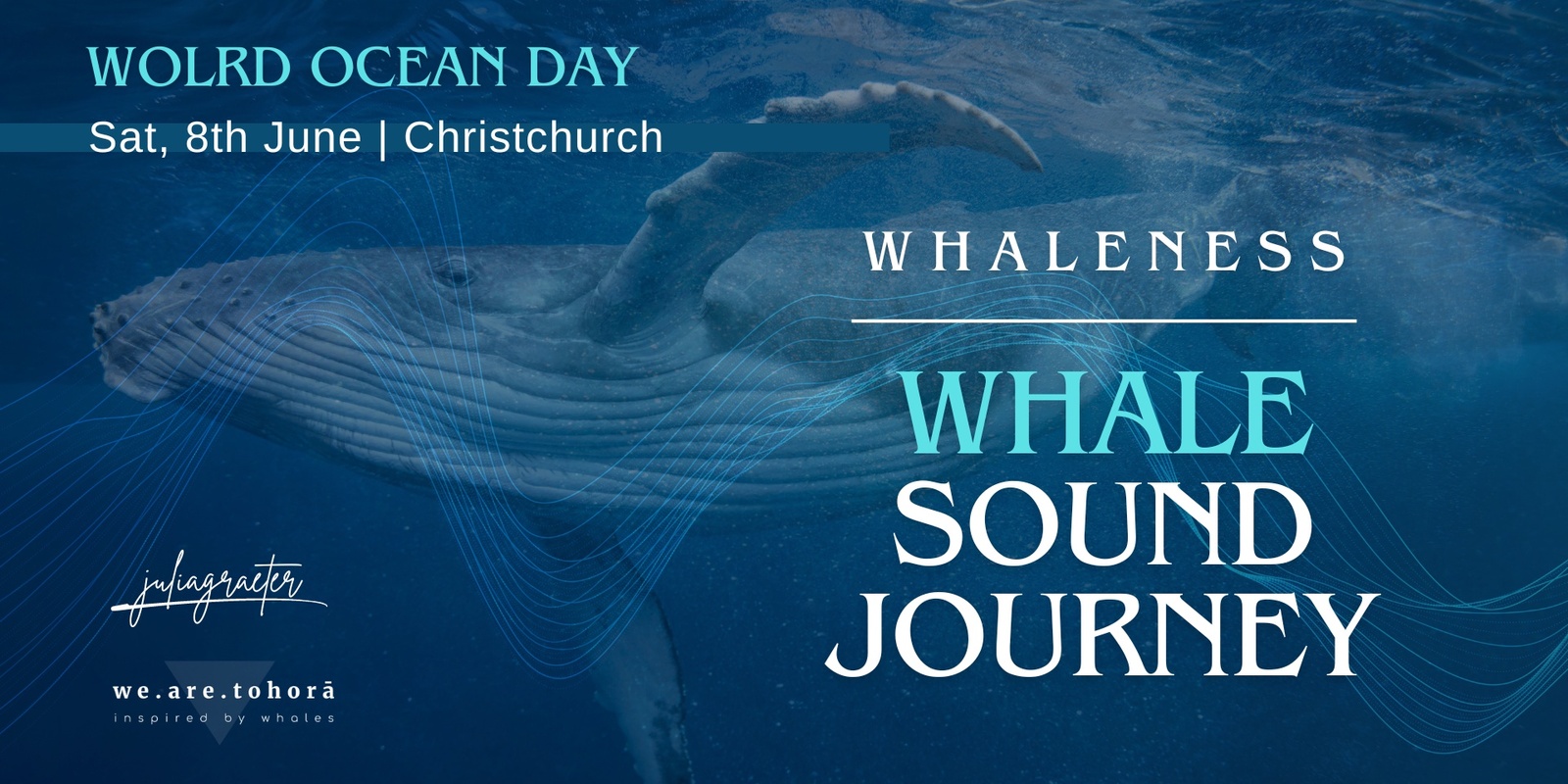 Banner image for WHALE SOUND JOURNEY | World Ocean Day