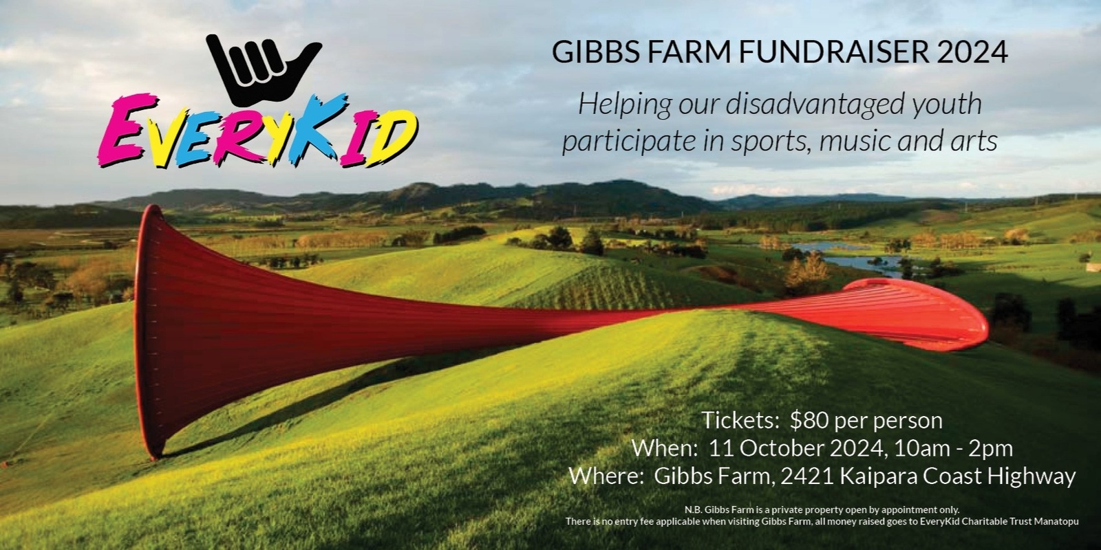 Banner image for Gibbs Farm Tour - EveryKid Charity Fundraiser