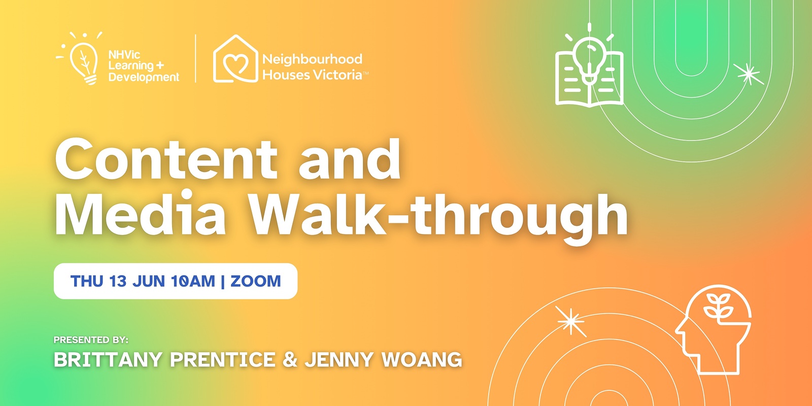 Banner image for Content and Media Walk-through