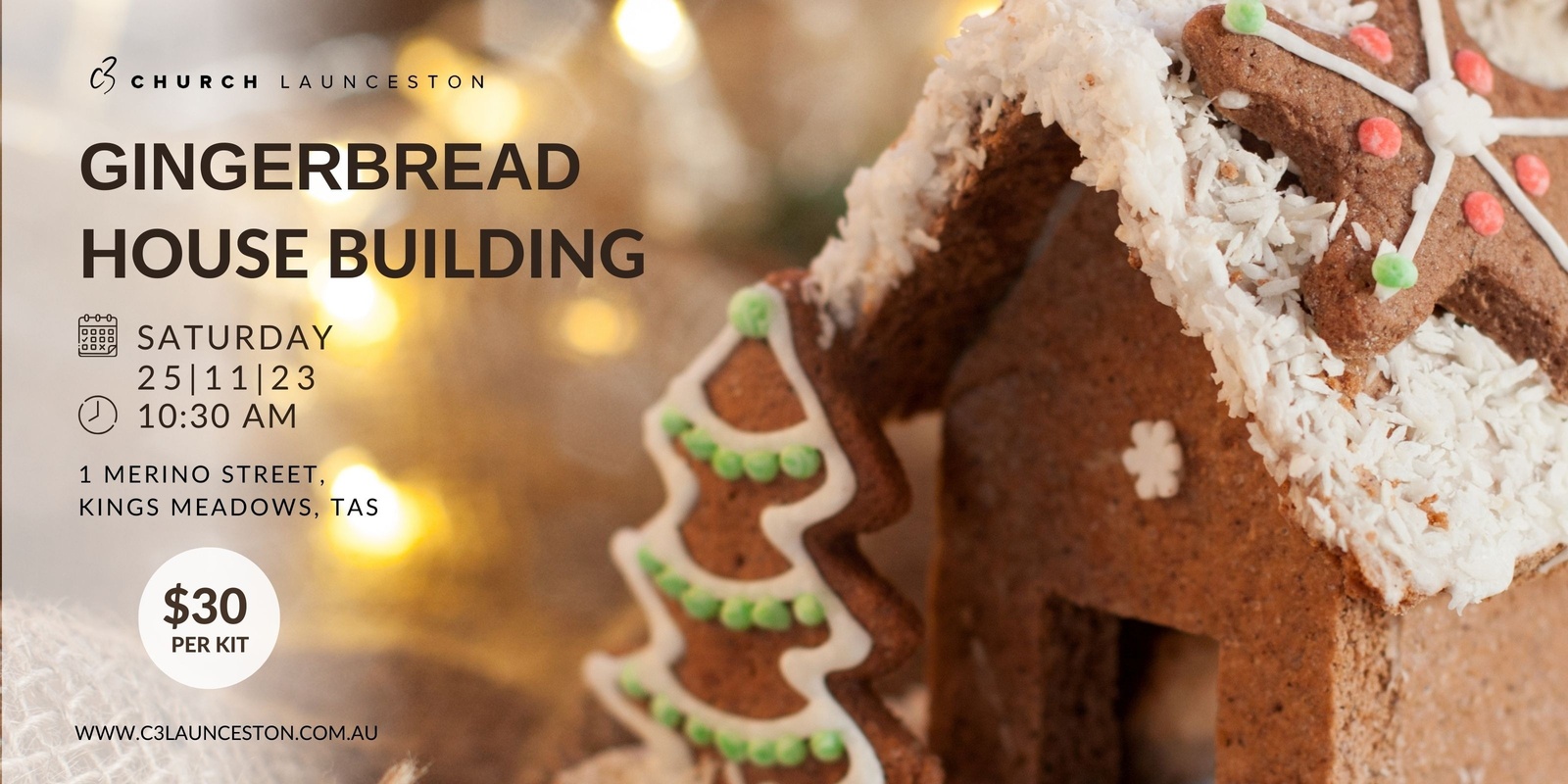 Banner image for Gingerbread House Building