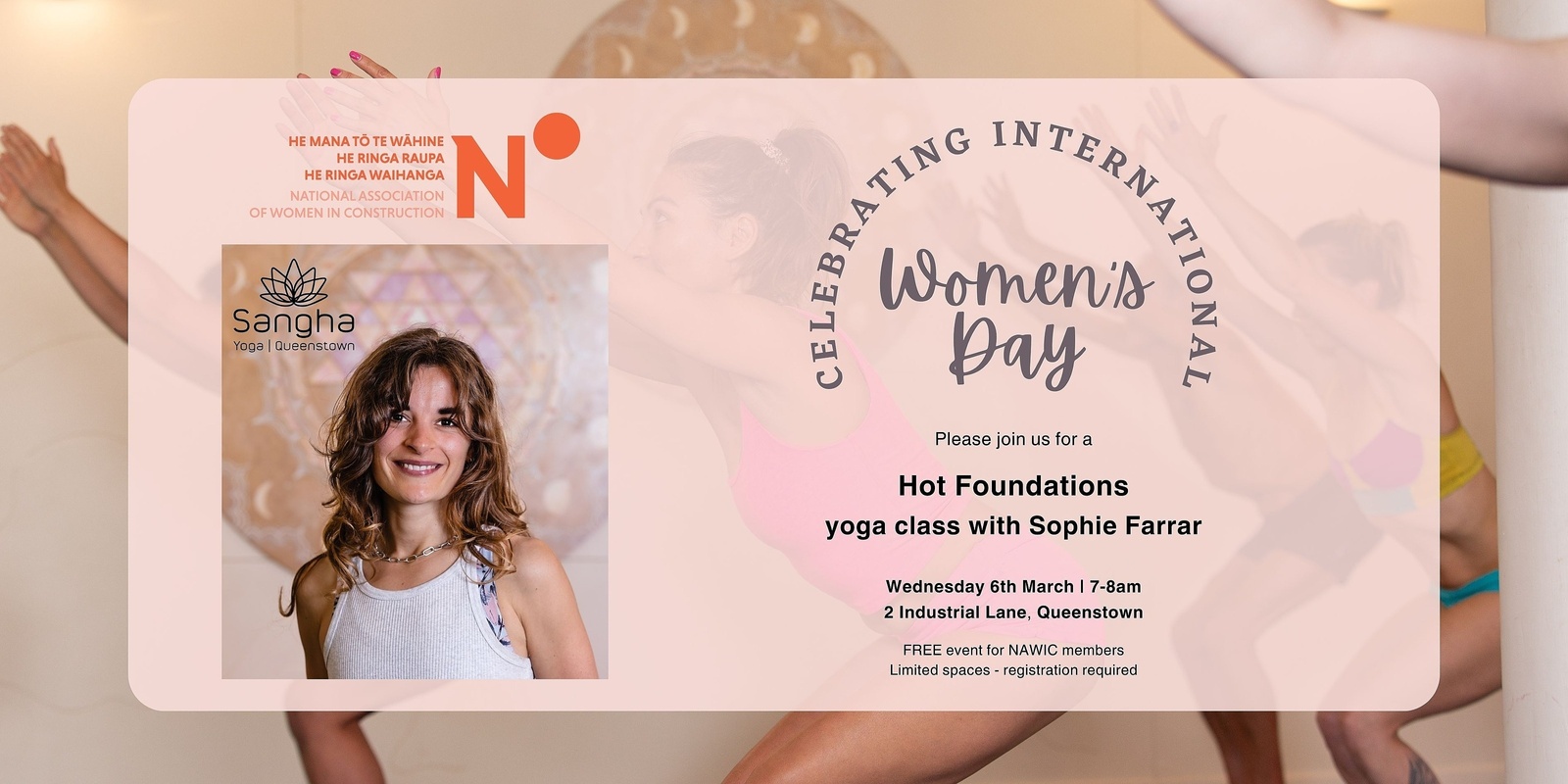 Banner image for International Womens Day Free Yoga Class