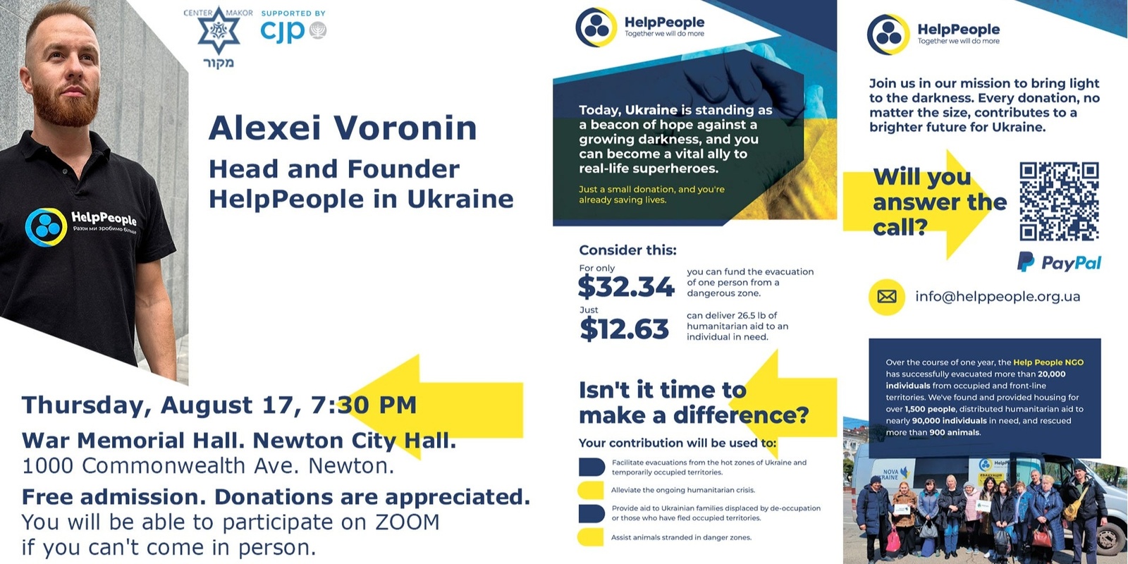 Banner image for Meet Alexei Voronin, Head and Founder, HelpPeople in Ukraine