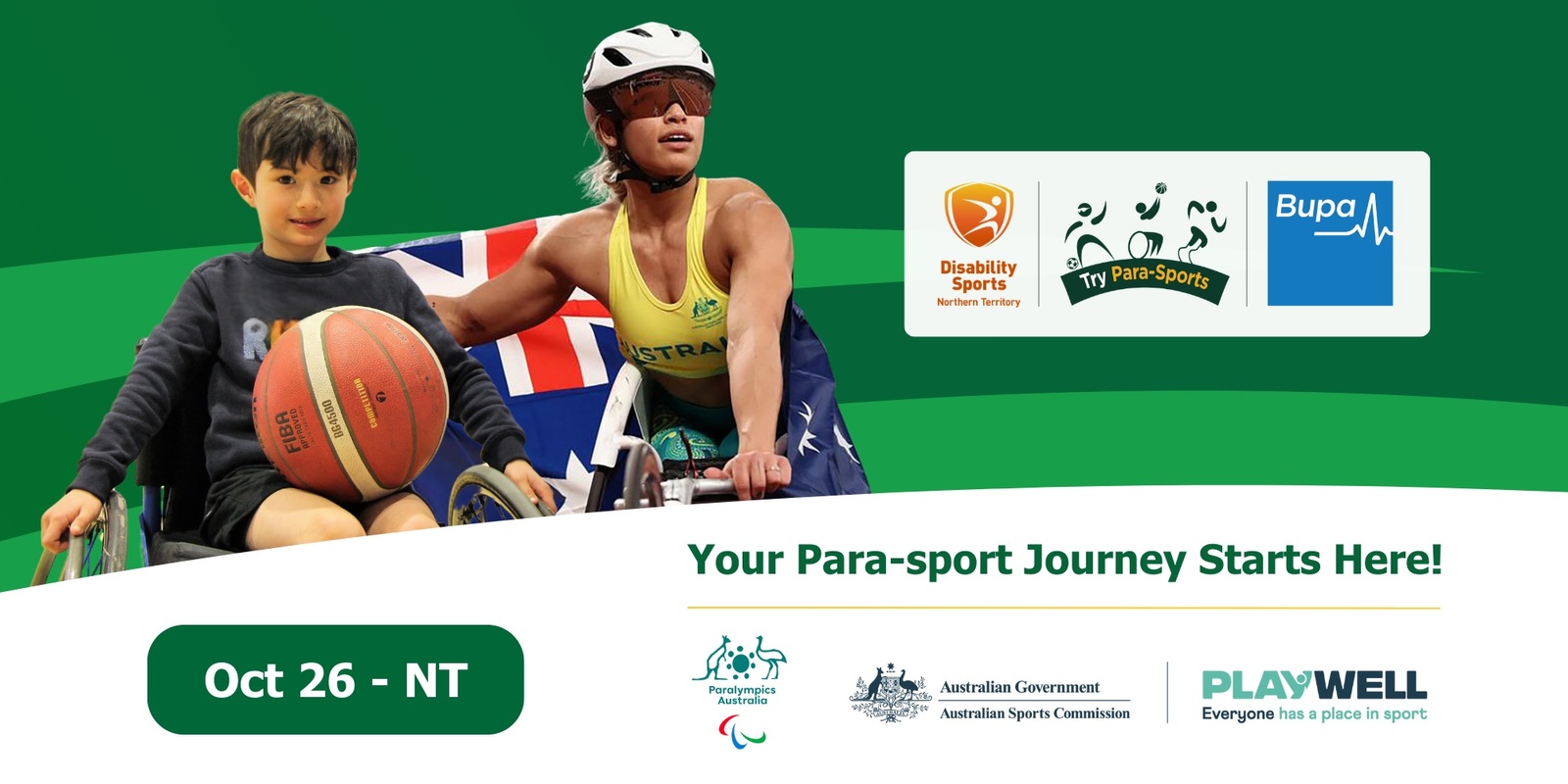 Banner image for Bupa Try Para-Sports - Northern Territory