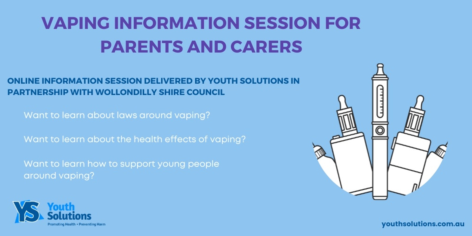 Banner image for Vaping Information Session