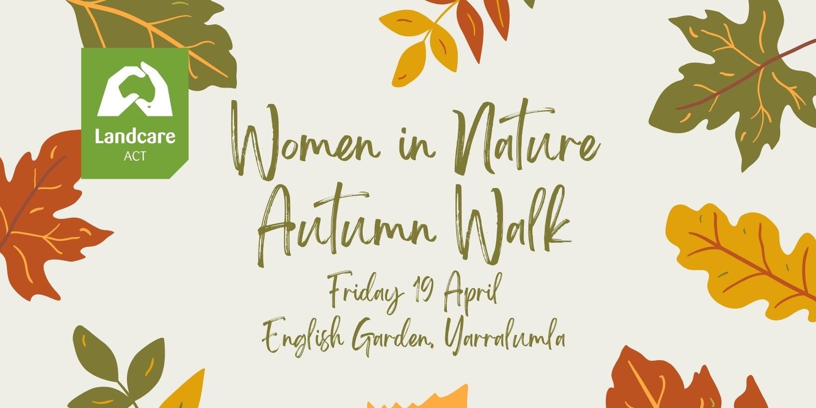Banner image for Women in Nature - Autumn Walk, English Garden Yarralumla