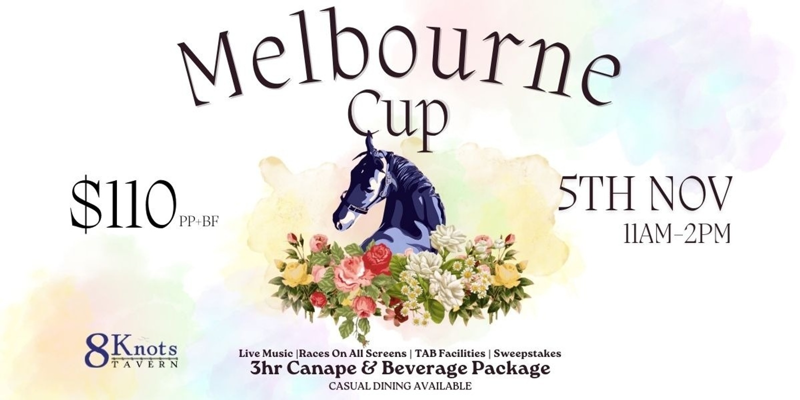 Banner image for Melbourne Cup Day at 8 Knots Tavern