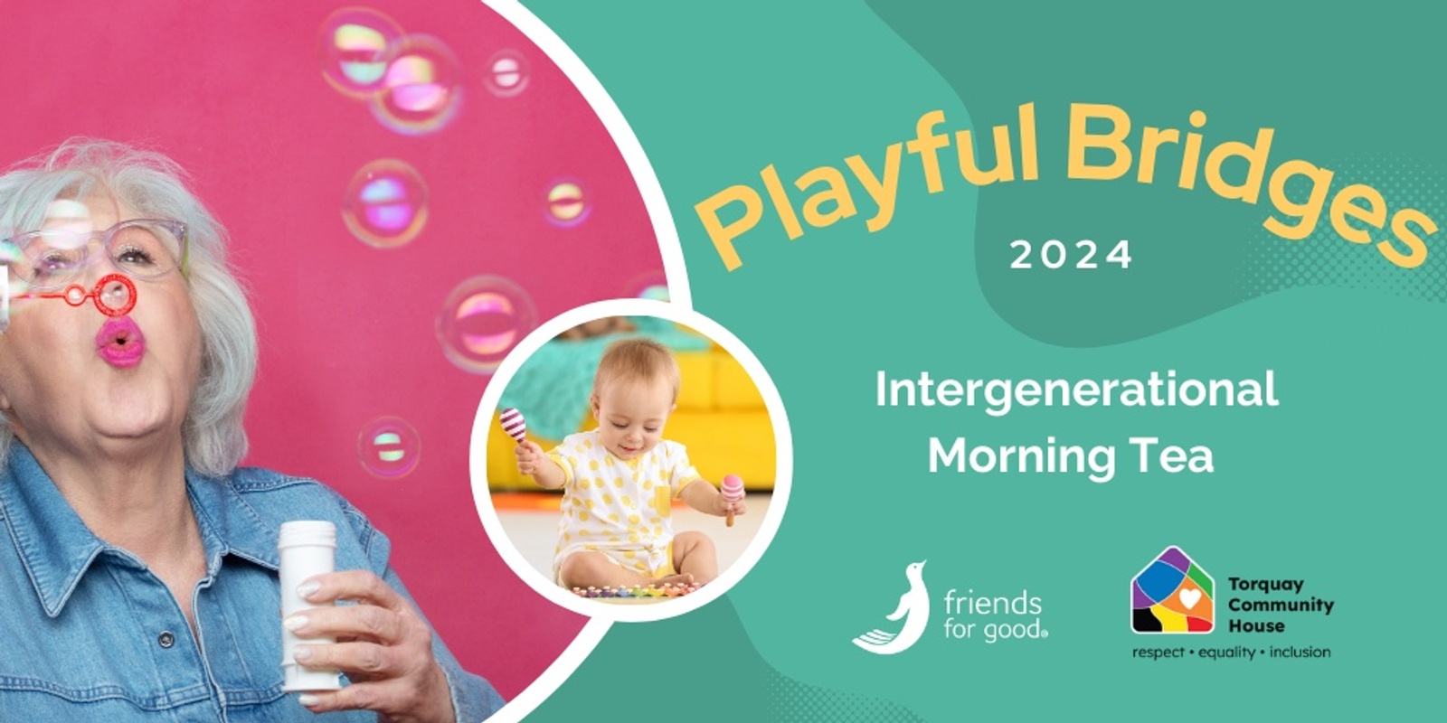 Banner image for TORQUAY Playful Bridges Morning Tea: Connecting Generations through Fun