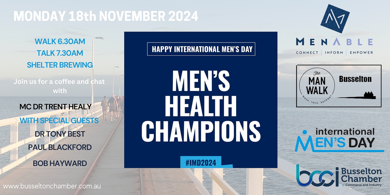 Banner image for INTERNATIONAL MEN'S DAY 2024