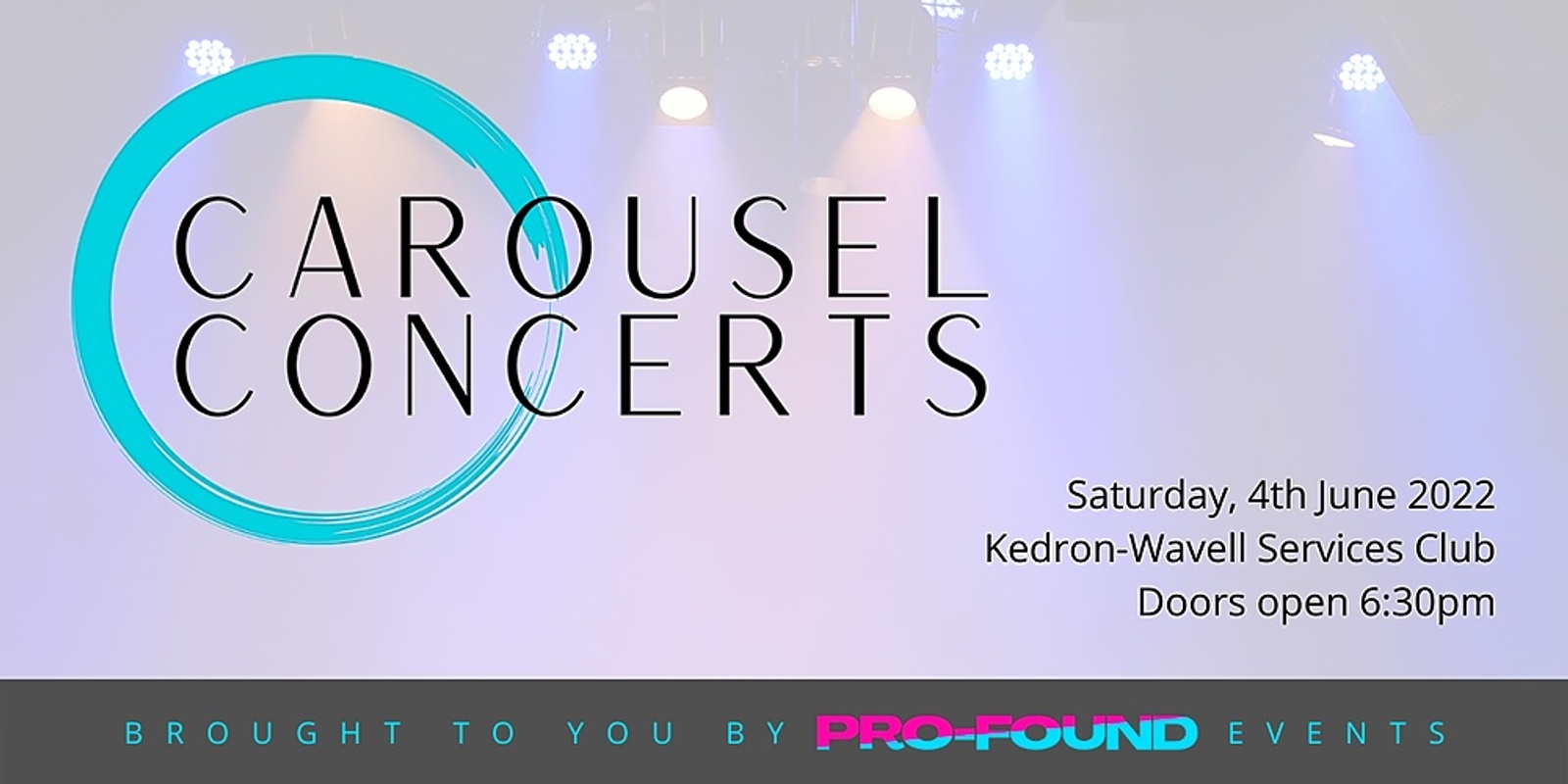 Banner image for Carousel Concerts by Pro-Found Events