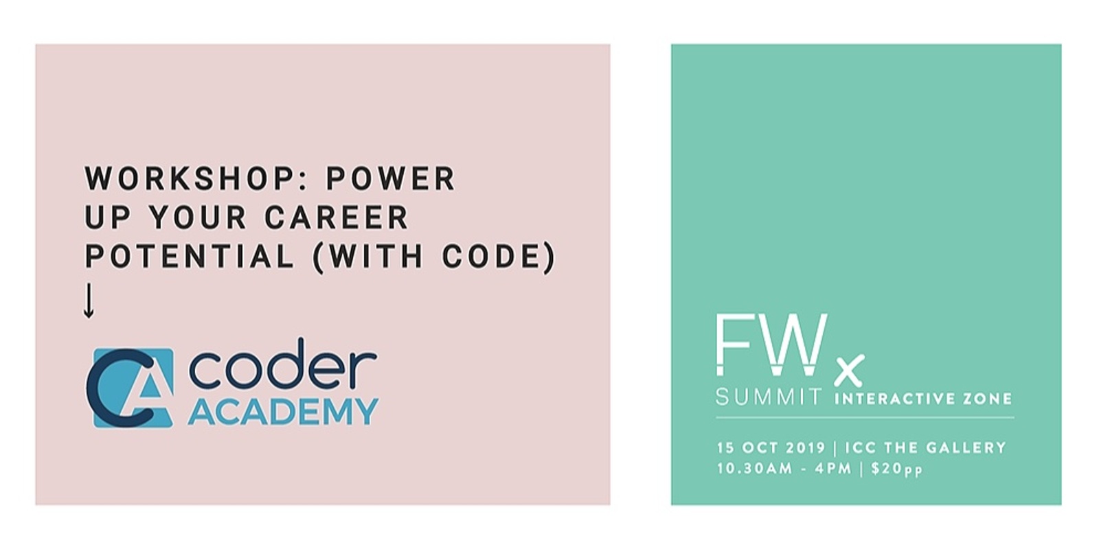 Banner image for 2.35pm - Power Up Your Career Potential (with Code!) , Coder Academy| Future Work Summit , Sydney 15 Oct 2019