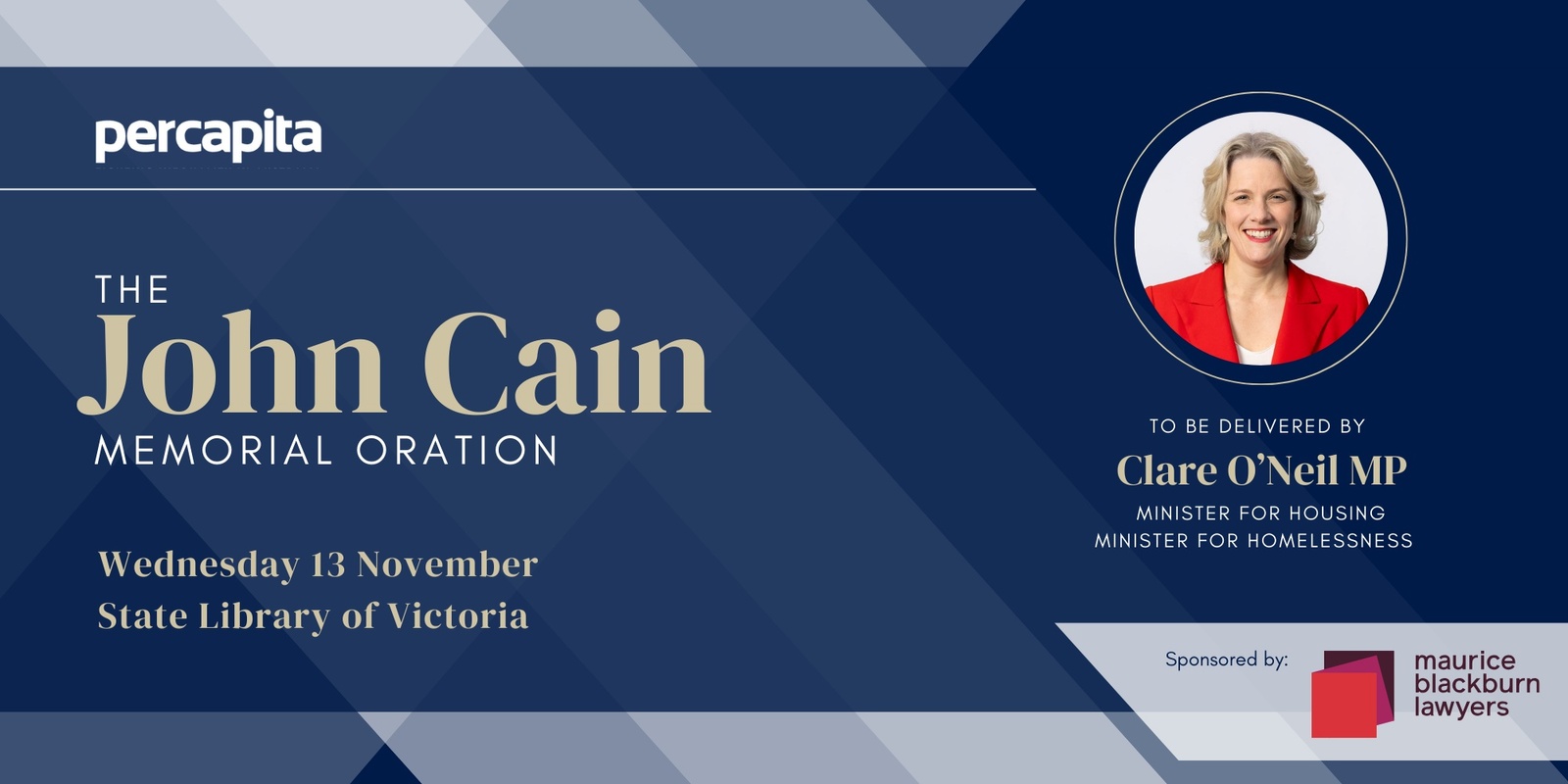 Banner image for 2024 John Cain Memorial Oration