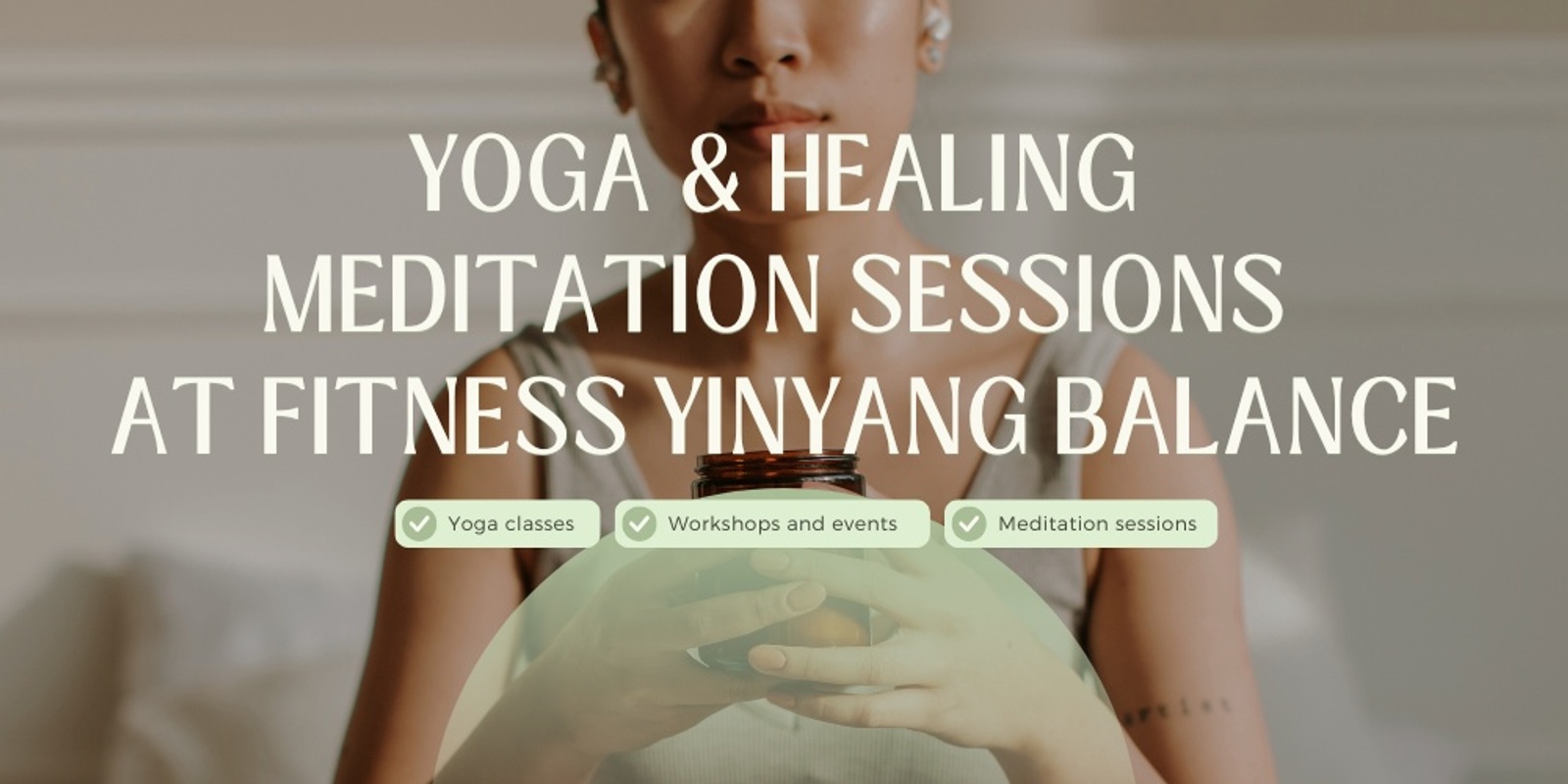 Banner image for Breathwork and Sound Healing Meditation at Fitness YinYang by Melissa