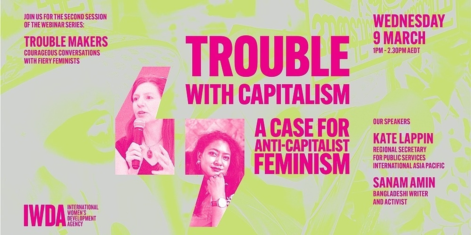 Banner image for The Trouble with Capitalism: A Case for Anti-Capitalist Feminism 