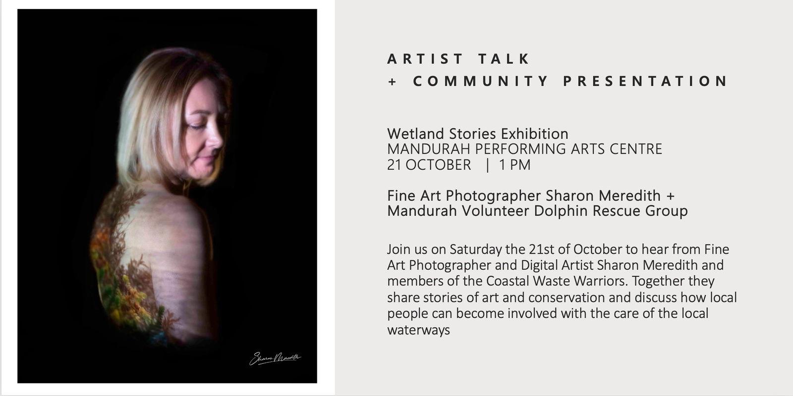 Banner image for Wetland Stories, Artist Talk and Community Presentation - Sharon Meredith and Coastal Waste Warriors