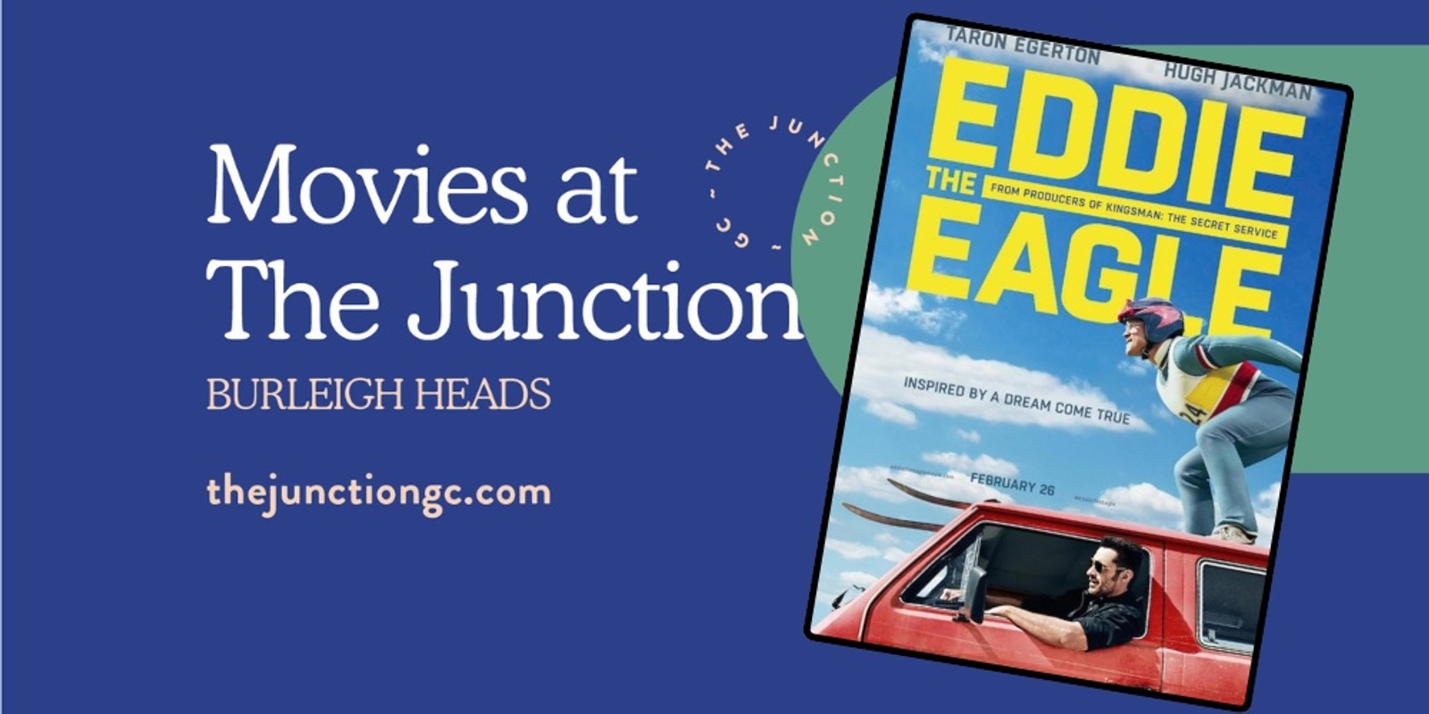 Banner image for FREE Movies at The Junction - EDDIE THE EAGLE (PG)