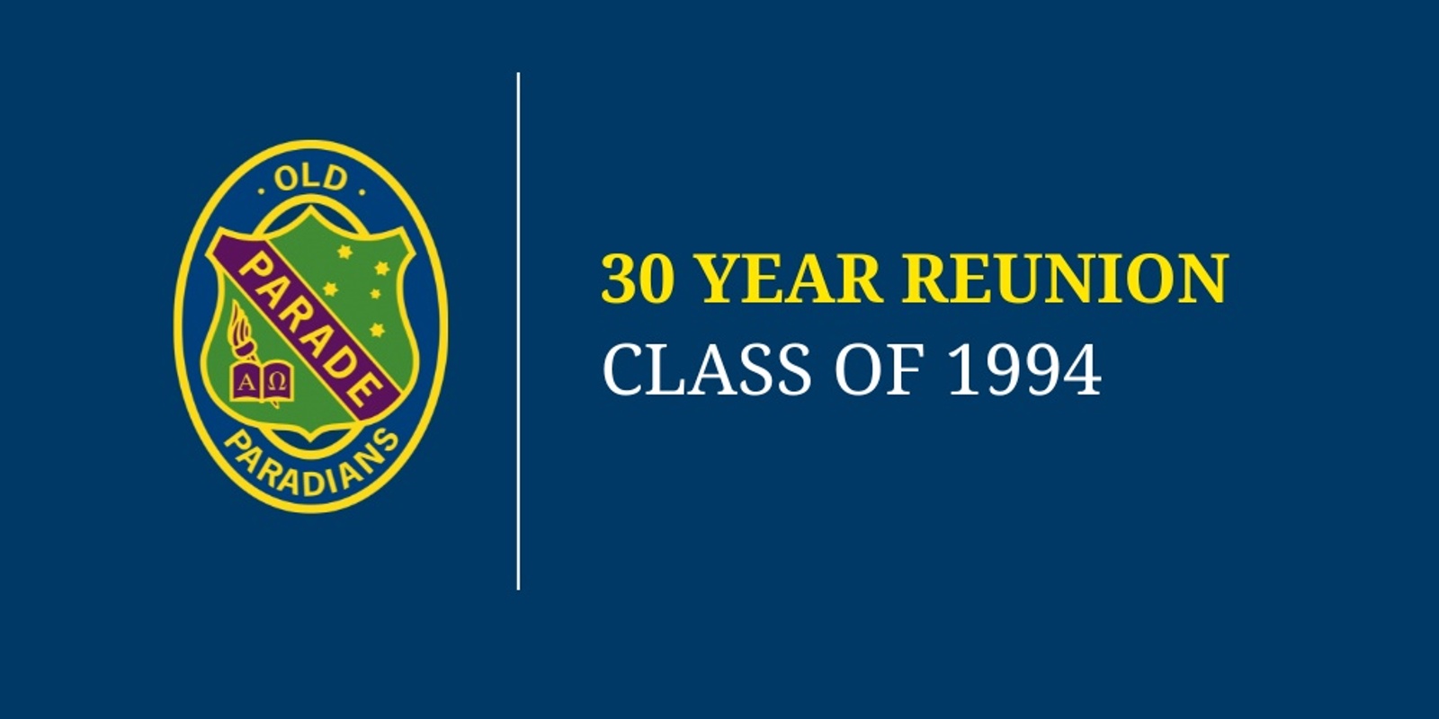 Banner image for 30 Year Reunion (Class of 1994)