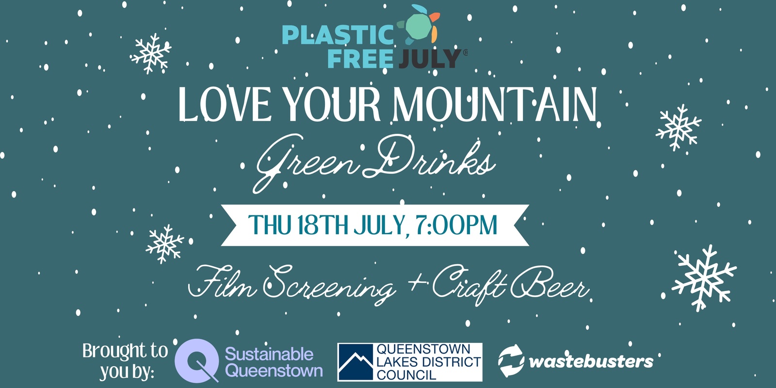 Banner image for Green Drinks: Love Your Mountain Films + Craft Beer