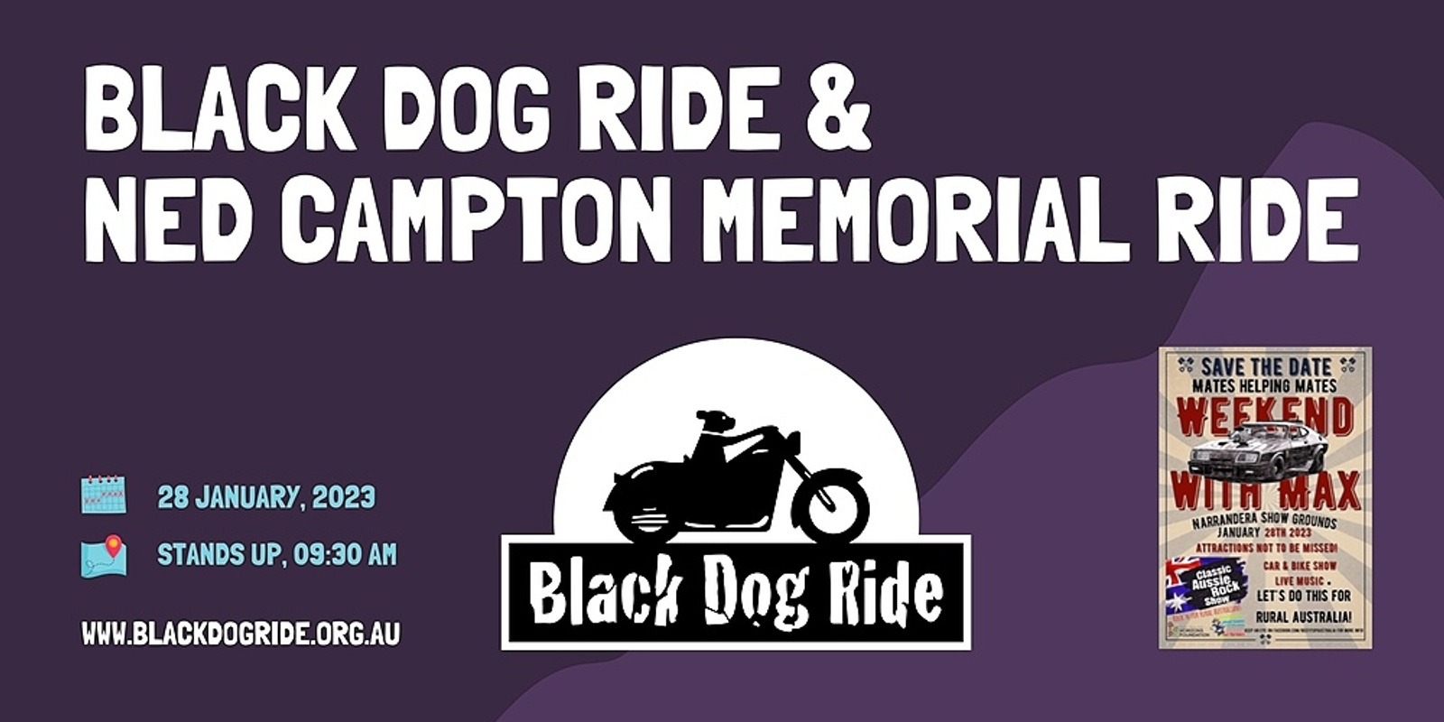 Black Dog Ride & Ned Campton Memorial Ride Humanitix