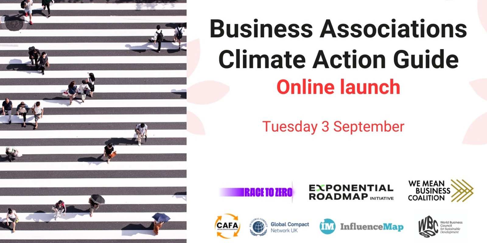 Banner image for Launch of the Business Associations Climate Action Guide