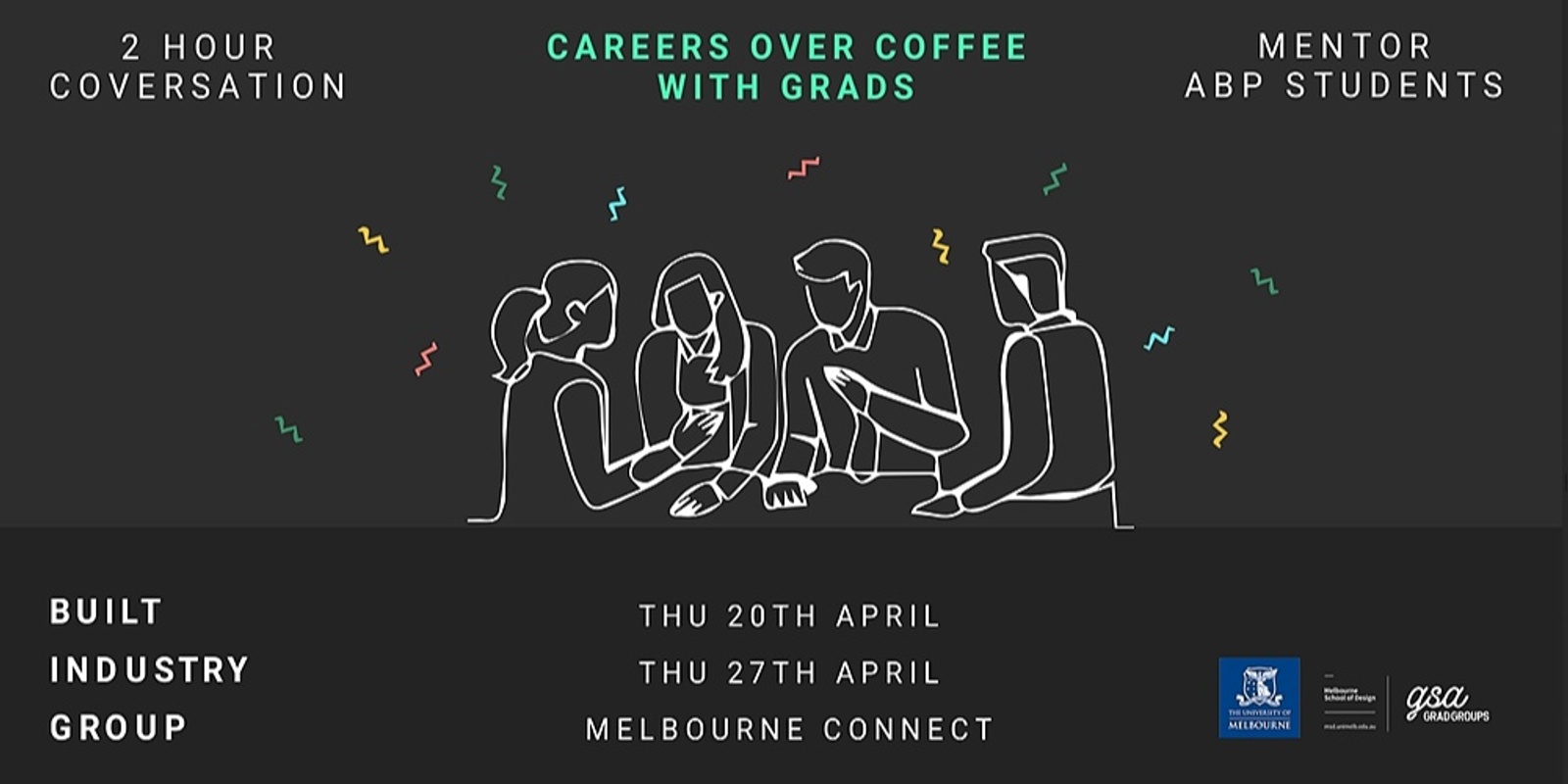 Banner image for Careers Over Coffee with Grads